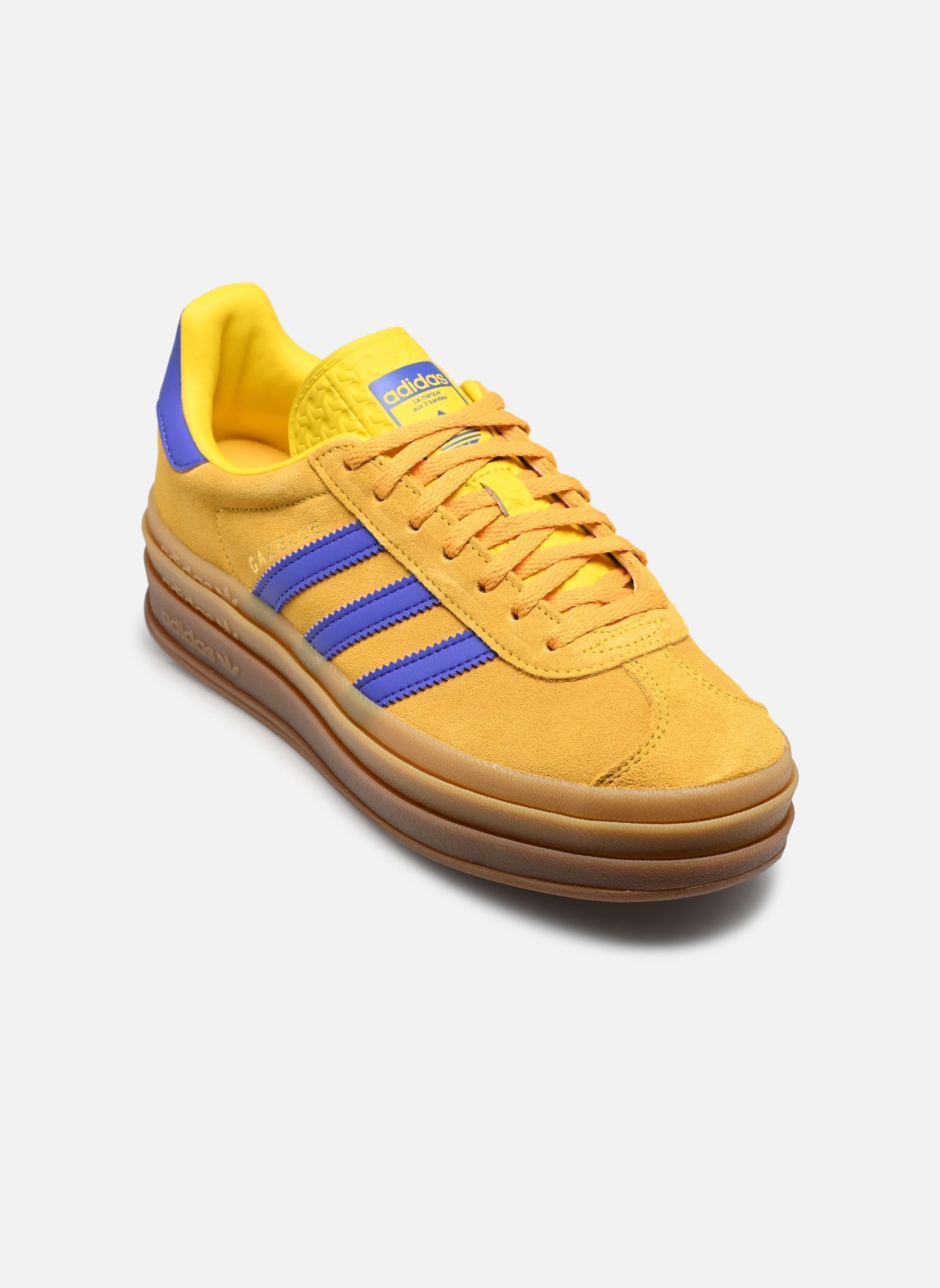 Baskets basses GAZELLE BOLD W femme jaune adidas originals Baskets basses GAZELLE BOLD W femme jaune UTIYEL/SOLPUR/GOLDMT