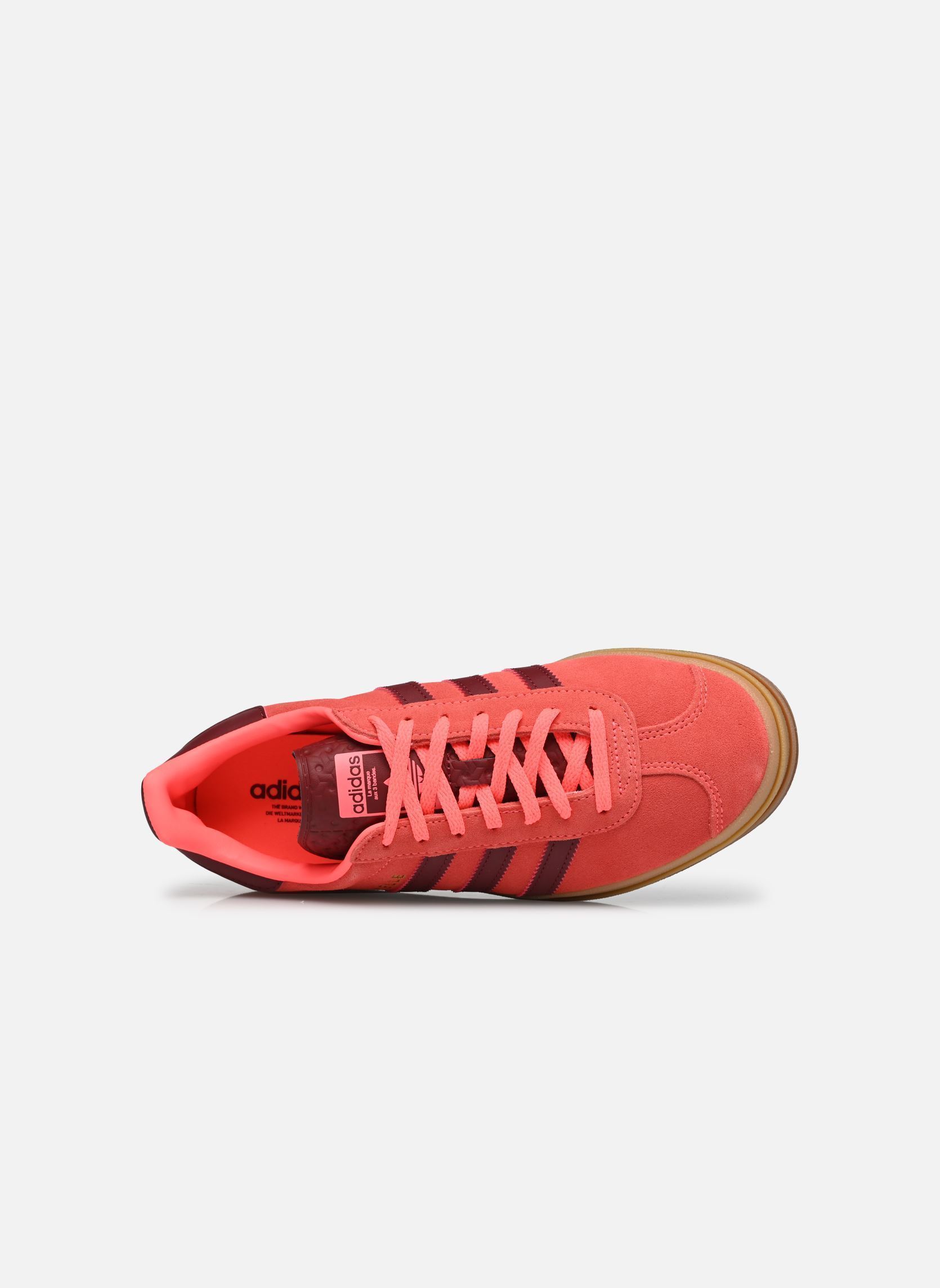 Baskets basses GAZELLE BOLD W femme rouge adidas originals Baskets basses GAZELLE BOLD W femme rouge SOLTUR/SHARED/GOLDMT