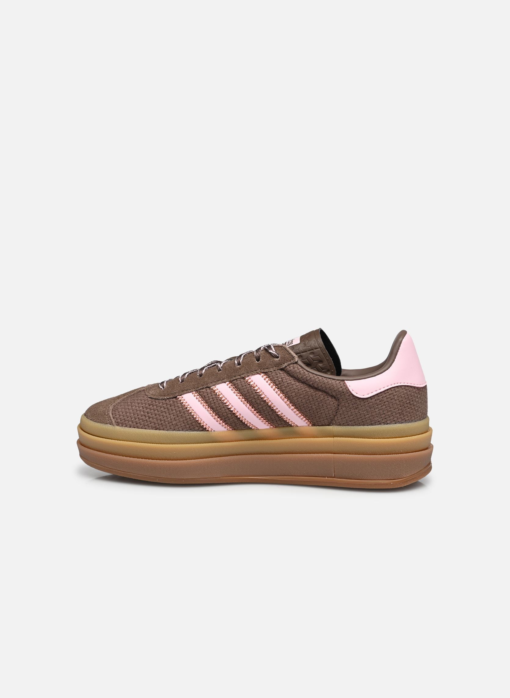 Baskets basses GAZELLE BOLD W femme marron adidas originals Baskets basses GAZELLE BOLD W femme marron EARSTR/CLPINK/CLASTR