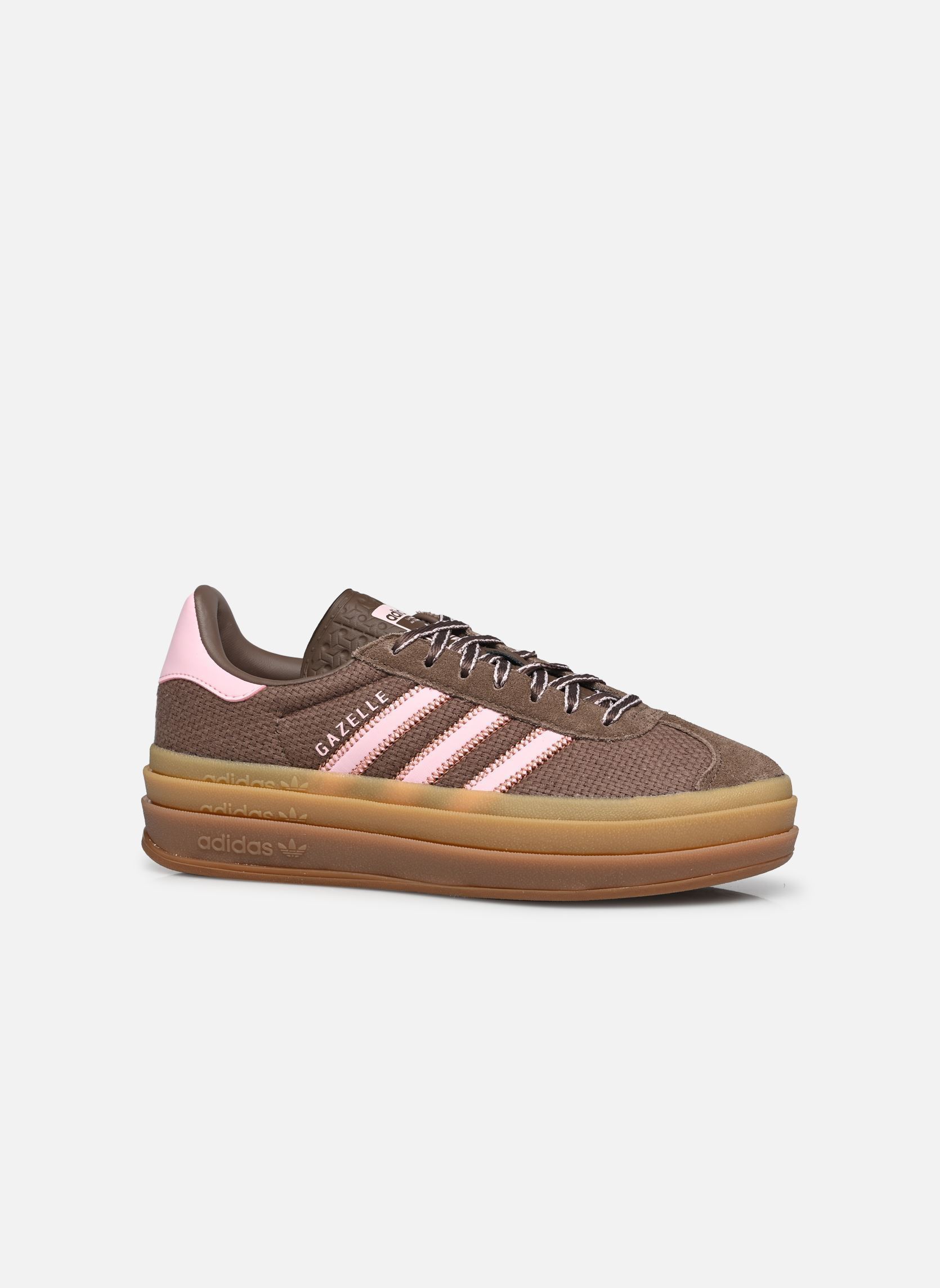 Baskets basses GAZELLE BOLD W femme marron adidas originals Baskets basses GAZELLE BOLD W femme marron EARSTR/CLPINK/CLASTR