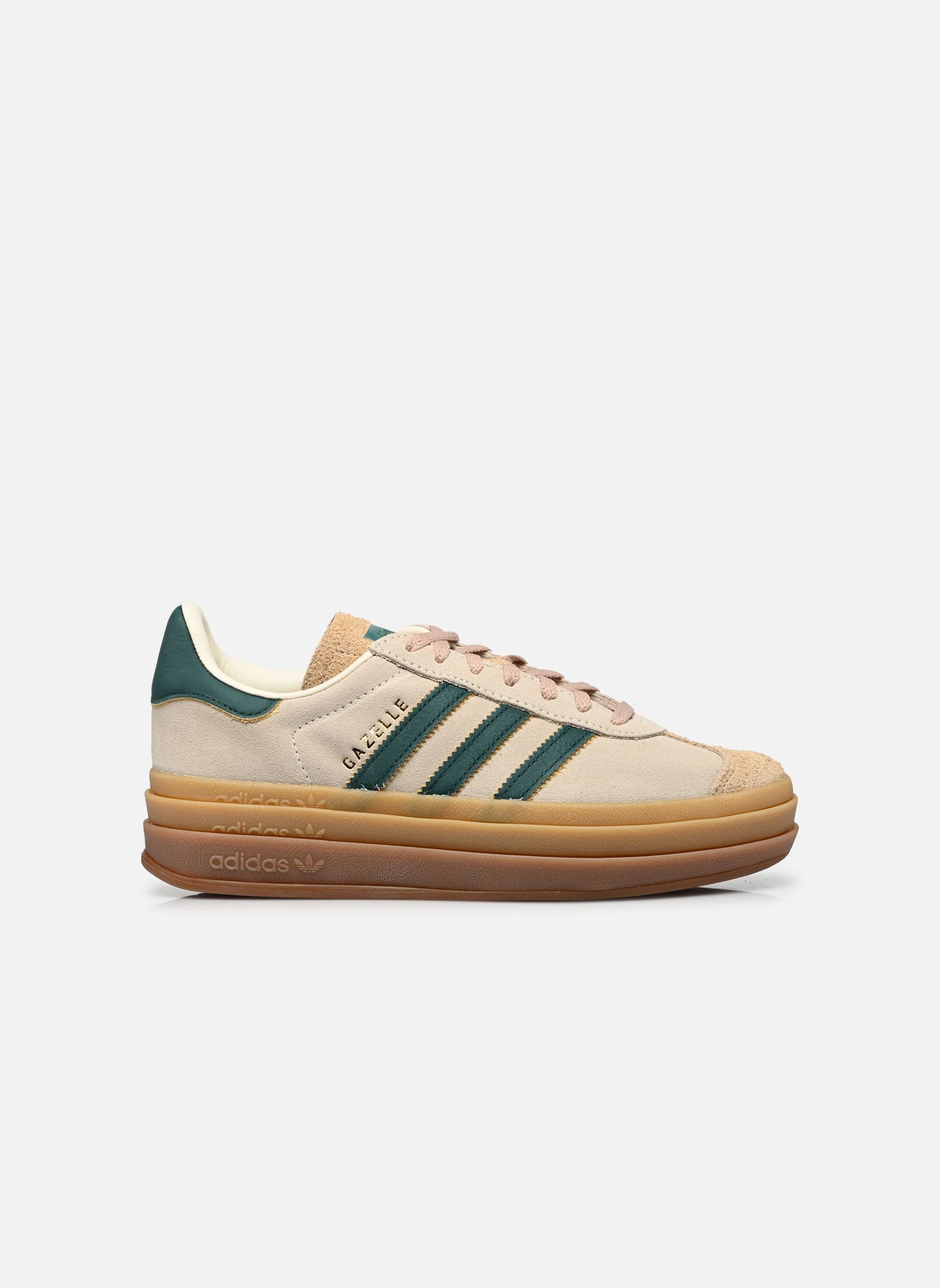Baskets basses GAZELLE BOLD W femme beige adidas originals Baskets basses GAZELLE BOLD W femme beige CREAM WHITE
