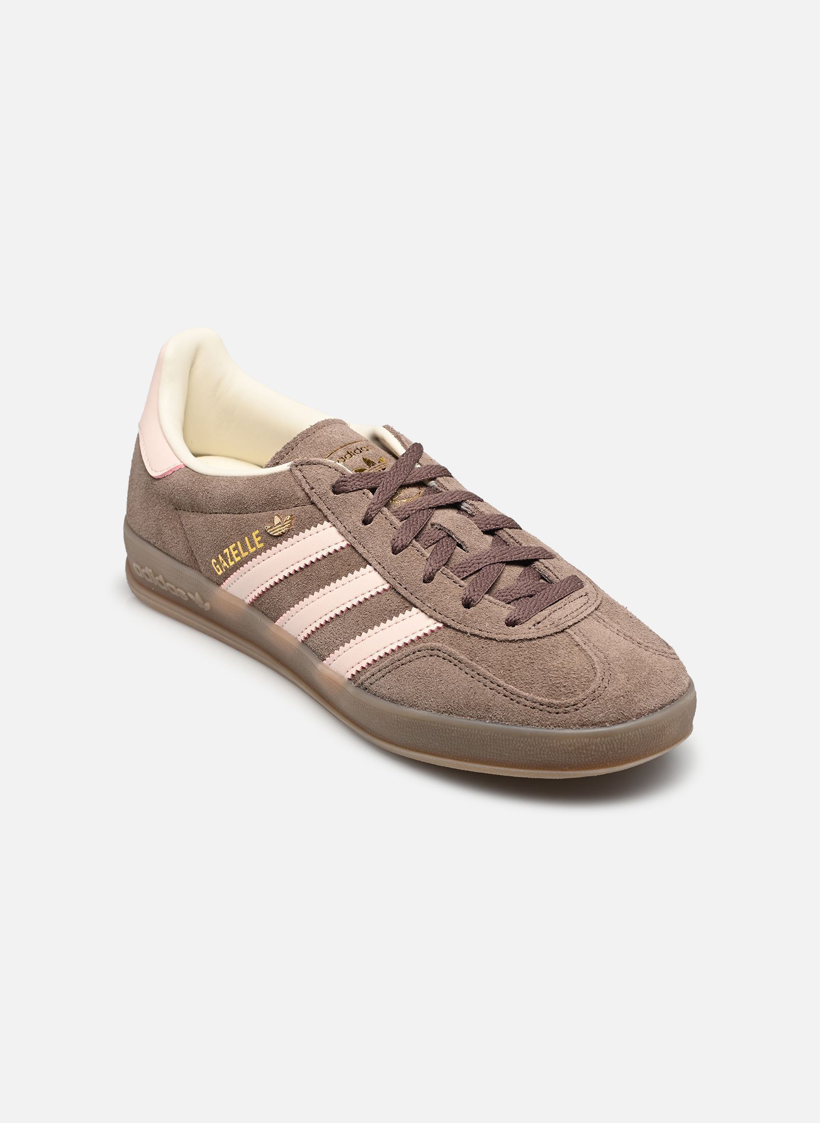 Baskets basses GAZELLE INDOOR W femme marron adidas originals Baskets basses GAZELLE INDOOR W femme marron EARTH STRATA