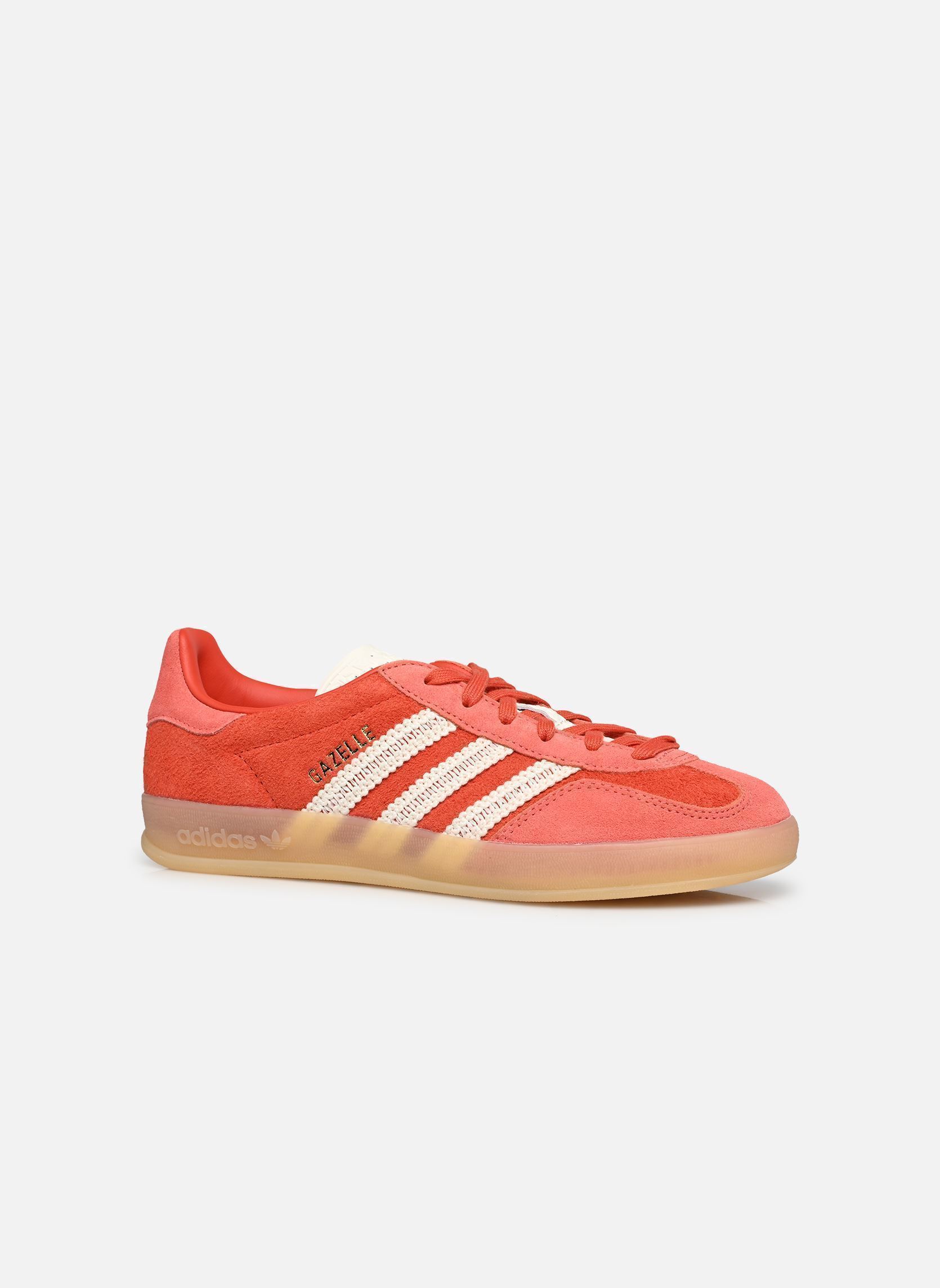 Baskets basses GAZELLE INDOOR W femme rouge adidas originals Baskets basses GAZELLE INDOOR W femme rouge PRELOVED RED