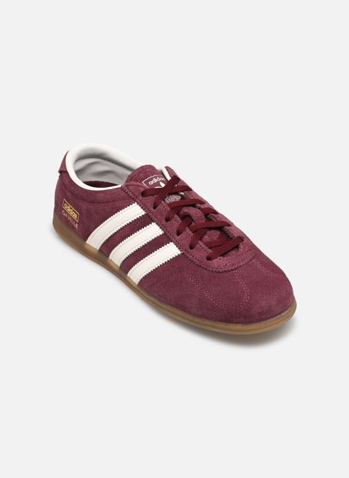adidas originals Baskets basses GAZELLE LO PRO femme bordeaux