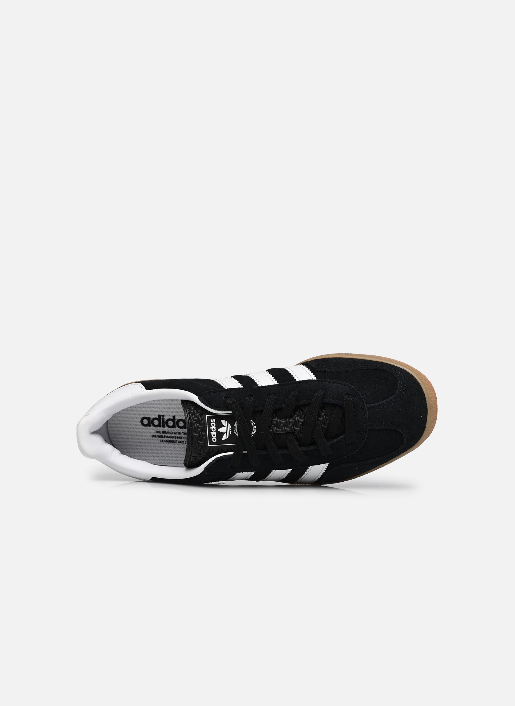 Baskets basses GAZELLE INDOOR noir adidas originals Baskets basses GAZELLE INDOOR noir CBLACK/FTWWHT/GUM2