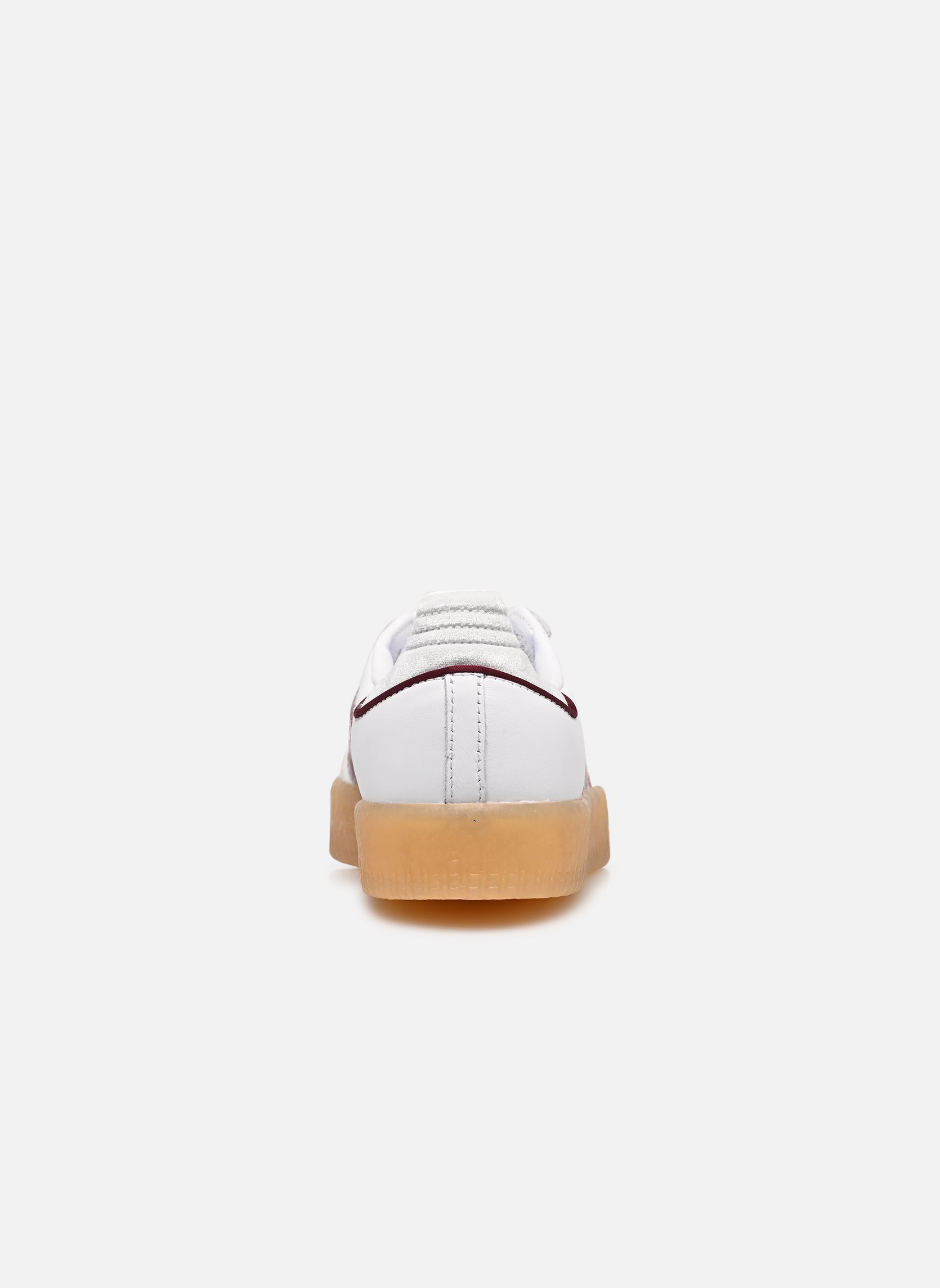 Lage sneakers SAMBAE W dames wit adidas originals Lage sneakers SAMBAE W dames wit FTWWHT/MAROON/GREONE
