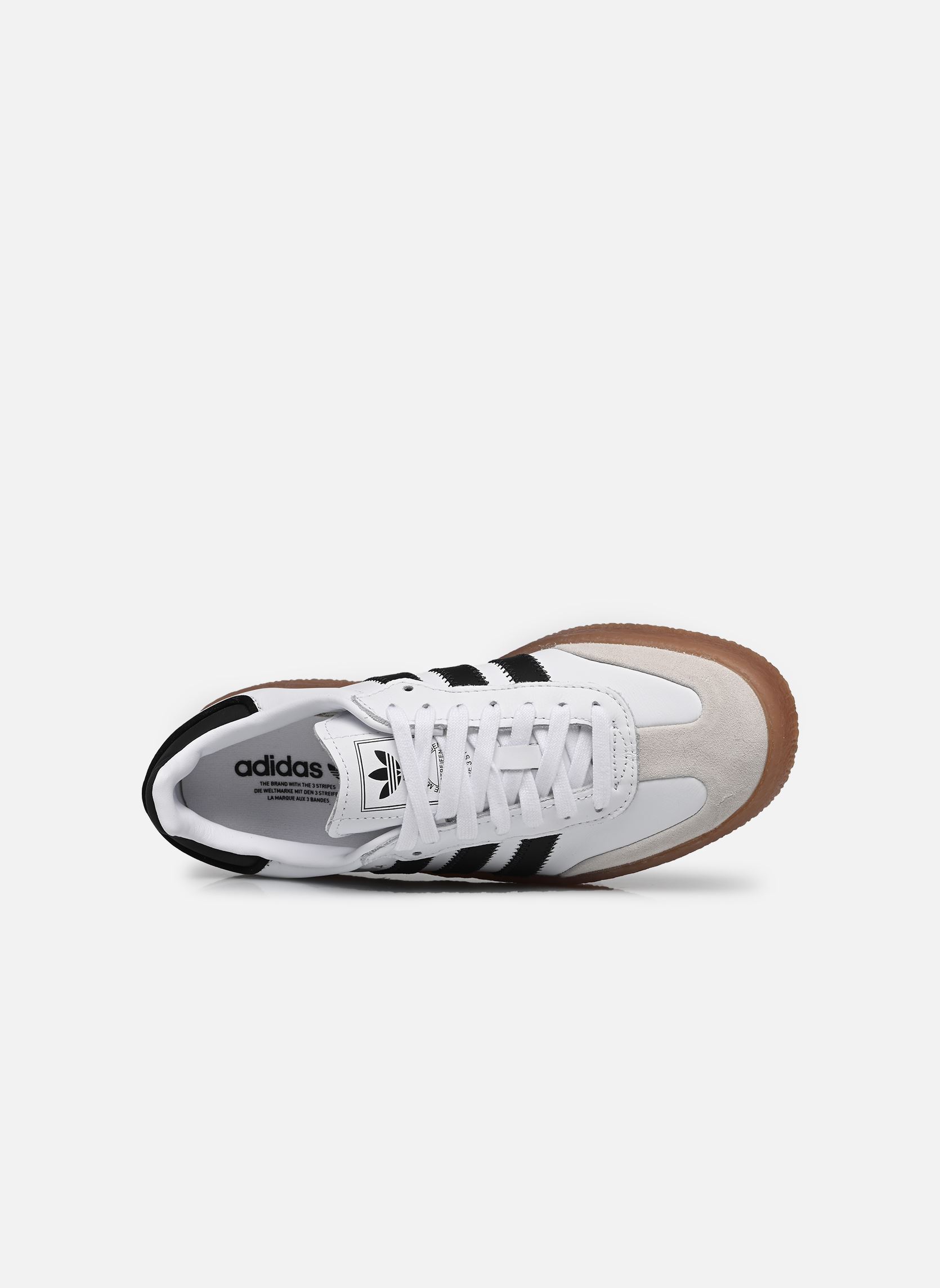 Lage sneakers SAMBAE W dames wit adidas originals Lage sneakers SAMBAE W dames wit FTWWHT/CBLACK/GOLDMT