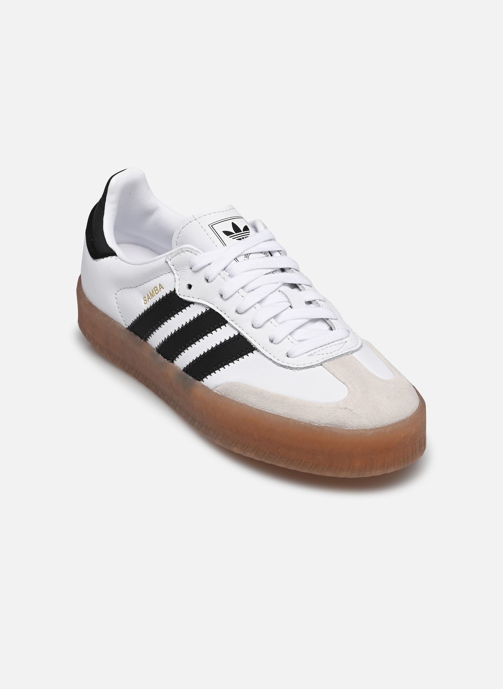 Lage sneakers SAMBAE W dames wit adidas originals Lage sneakers SAMBAE W dames wit FTWWHT/CBLACK/GOLDMT