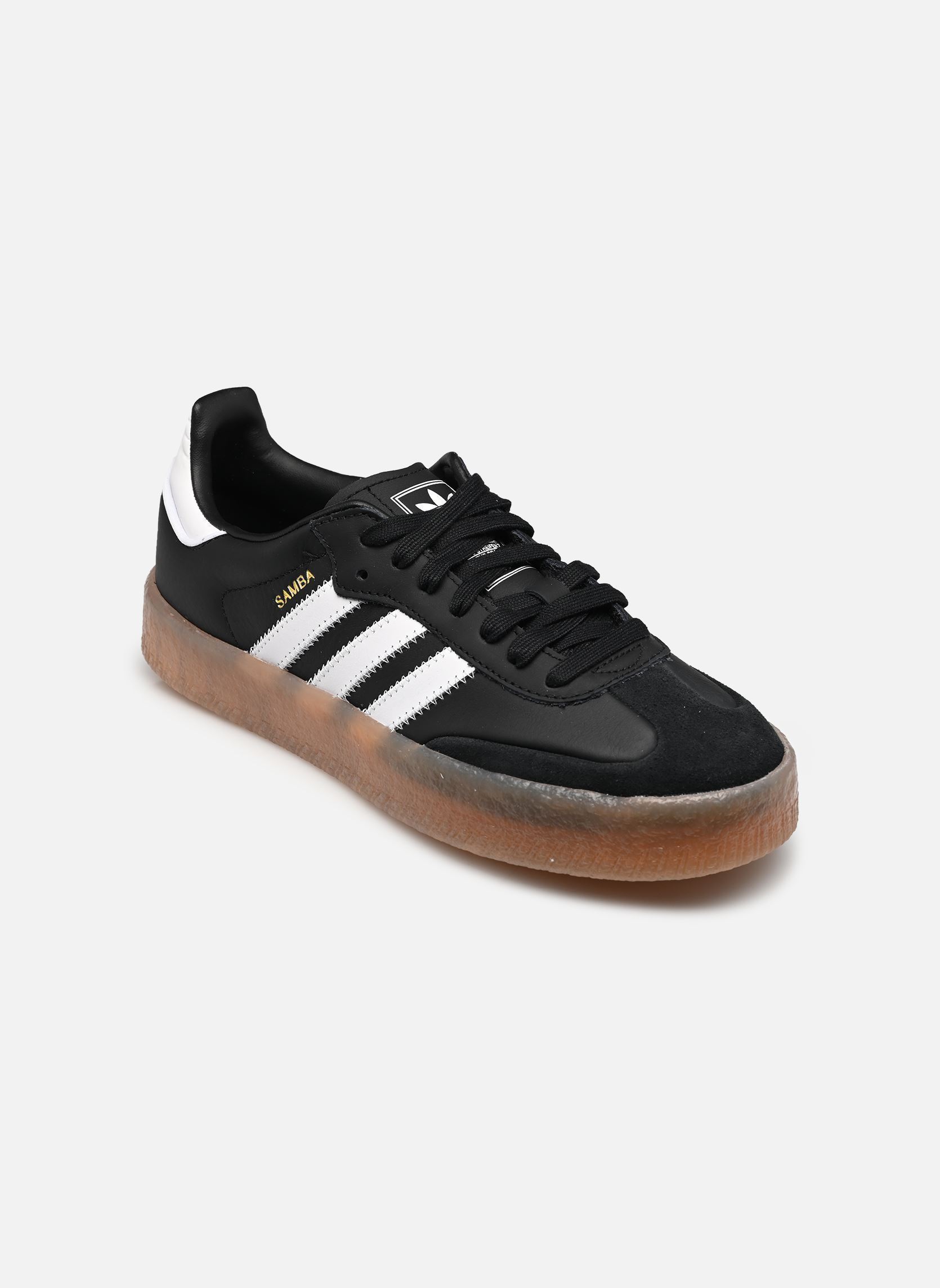 Lage sneakers SAMBAE W dames zwart adidas originals Lage sneakers SAMBAE W dames zwart CBLACK/FTWWHT/GOLDMT
