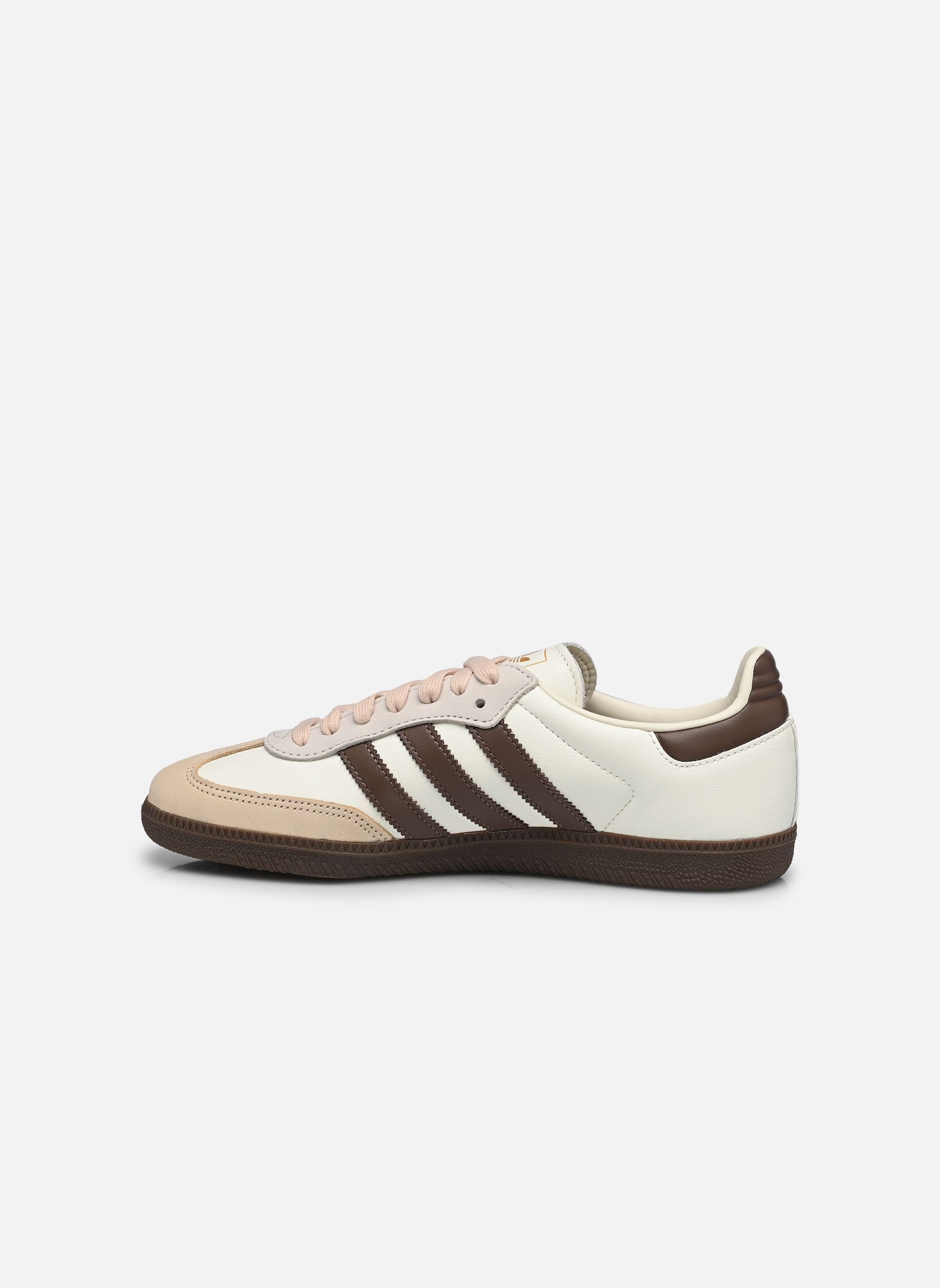Lage sneakers SAMBA OG W dames beige adidas originals Lage sneakers SAMBA OG W dames beige OWHITE/EARSTR/GUM3