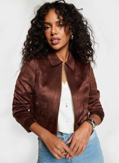 Morgan Vestes et manteaux 252-GLIVA femme marron