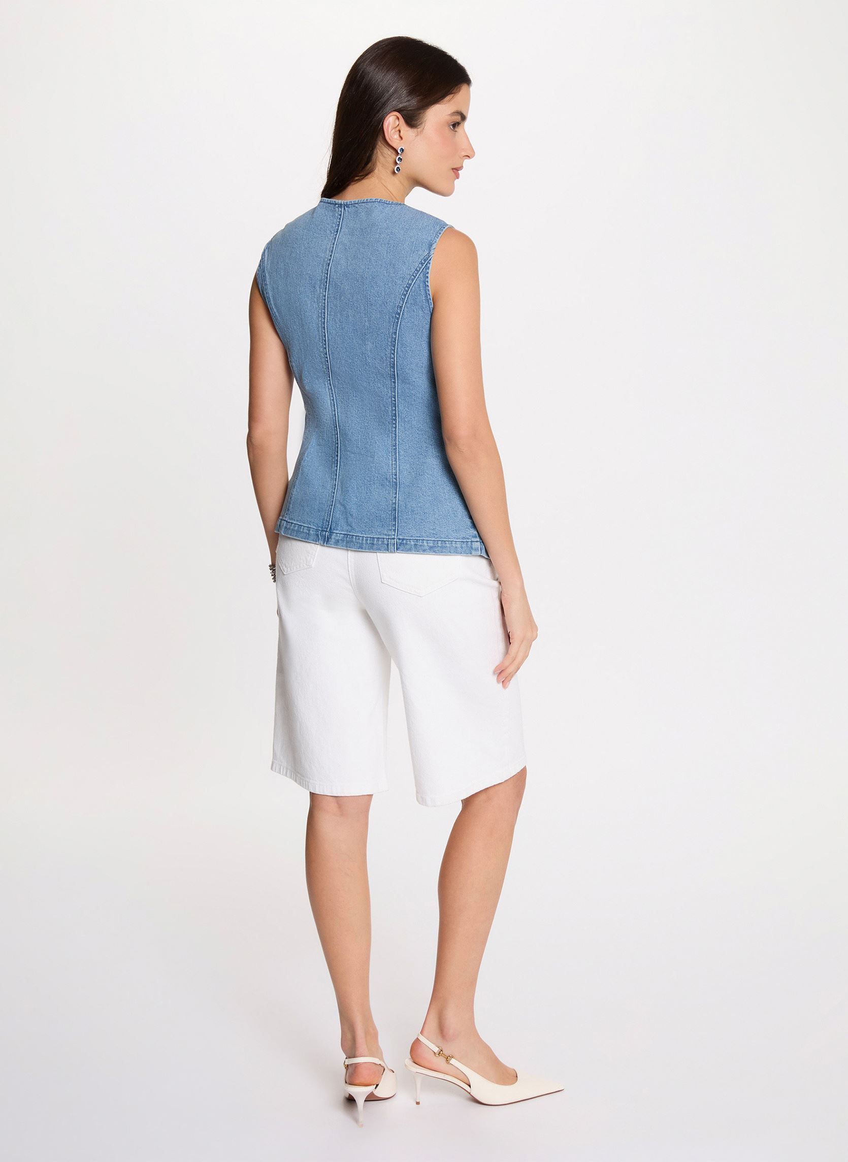 Chemises 262-CROCUS femme bleu Morgan Chemises 262-CROCUS femme bleu JEAN DOUBLE STONE
