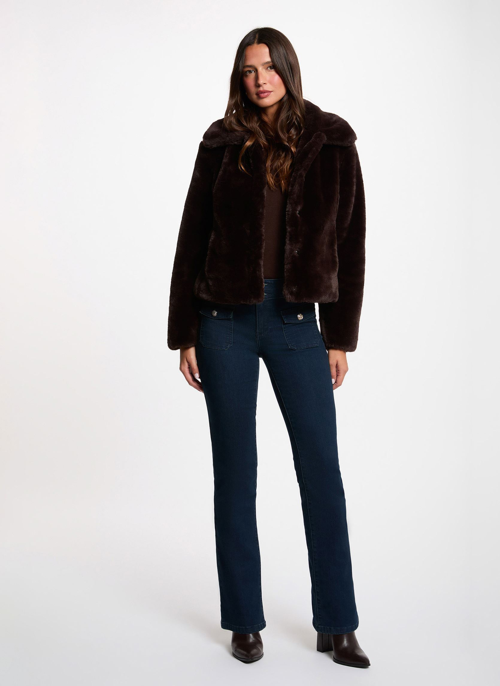 Manteaux 262-GDOLCE femme marron Morgan Manteaux 262-GDOLCE femme marron CAFE M