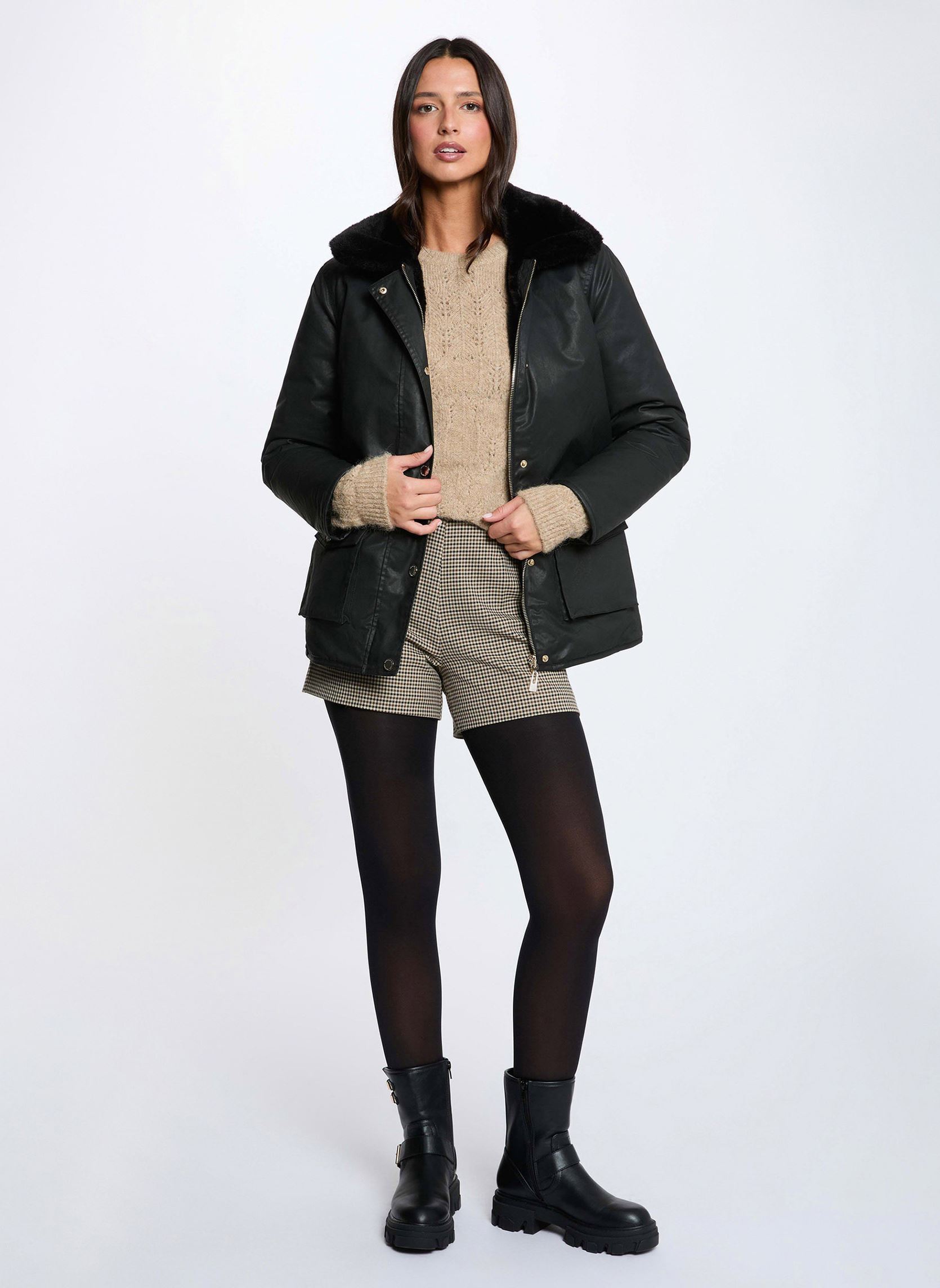 Manteaux 262-GRALIA femme noir Morgan Manteaux 262-GRALIA femme noir NOIR M
