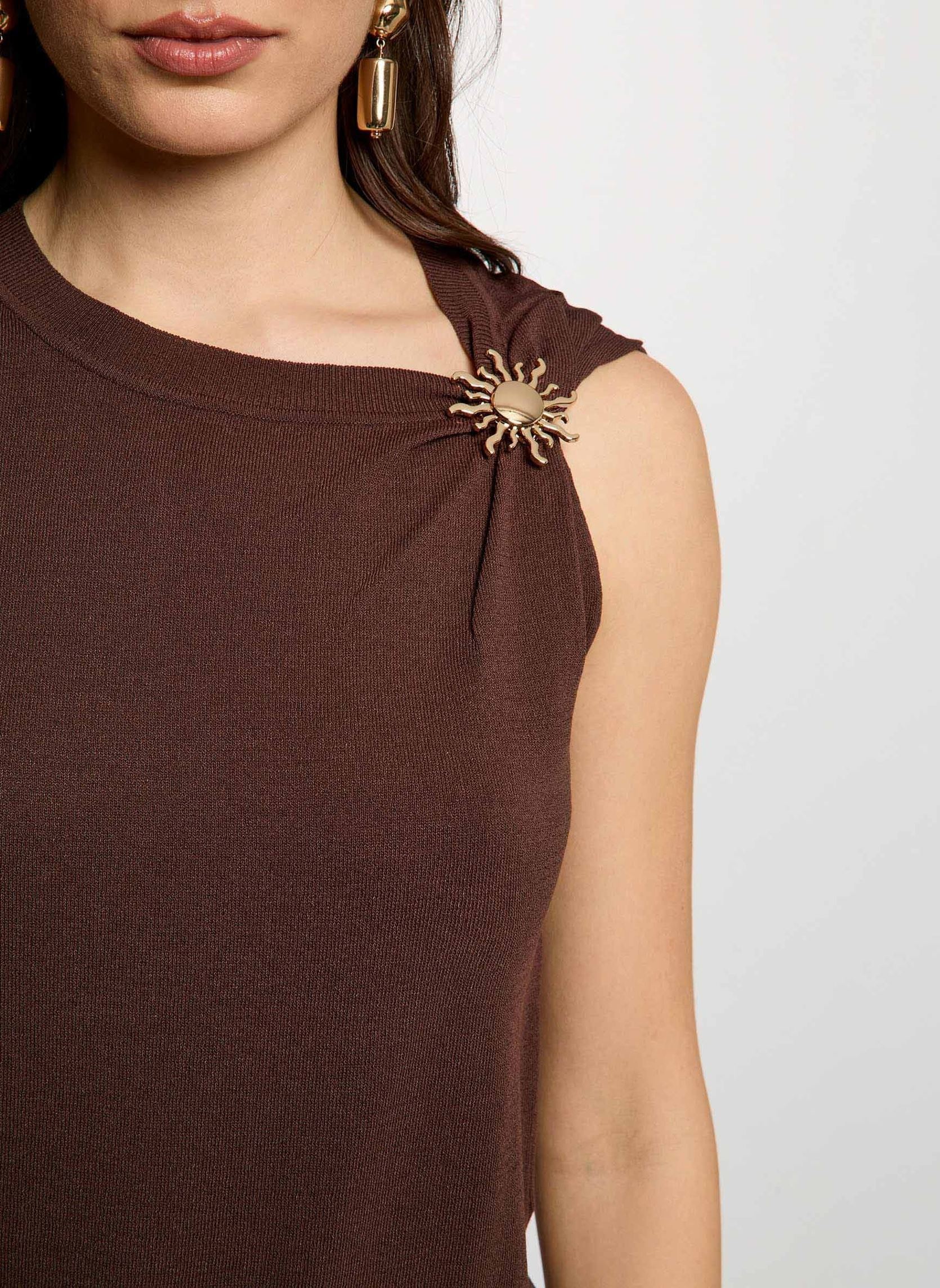 Pulls 262-MCHOCO femme marron Morgan Pulls 262-MCHOCO femme marron CHOCO M