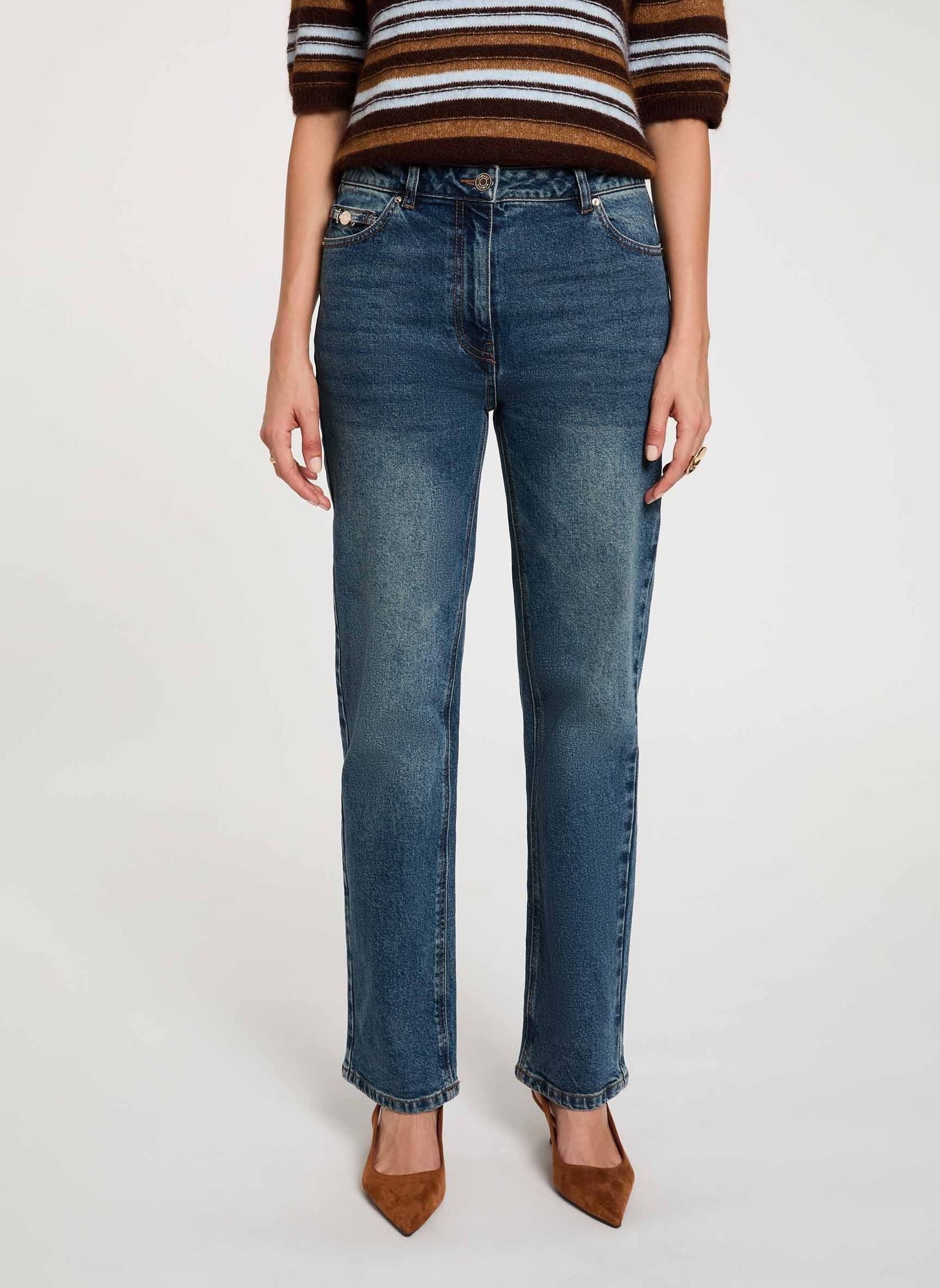 Jeans 262-PAGIA femme bleu Morgan Jeans 262-PAGIA femme bleu DENIM STONE
