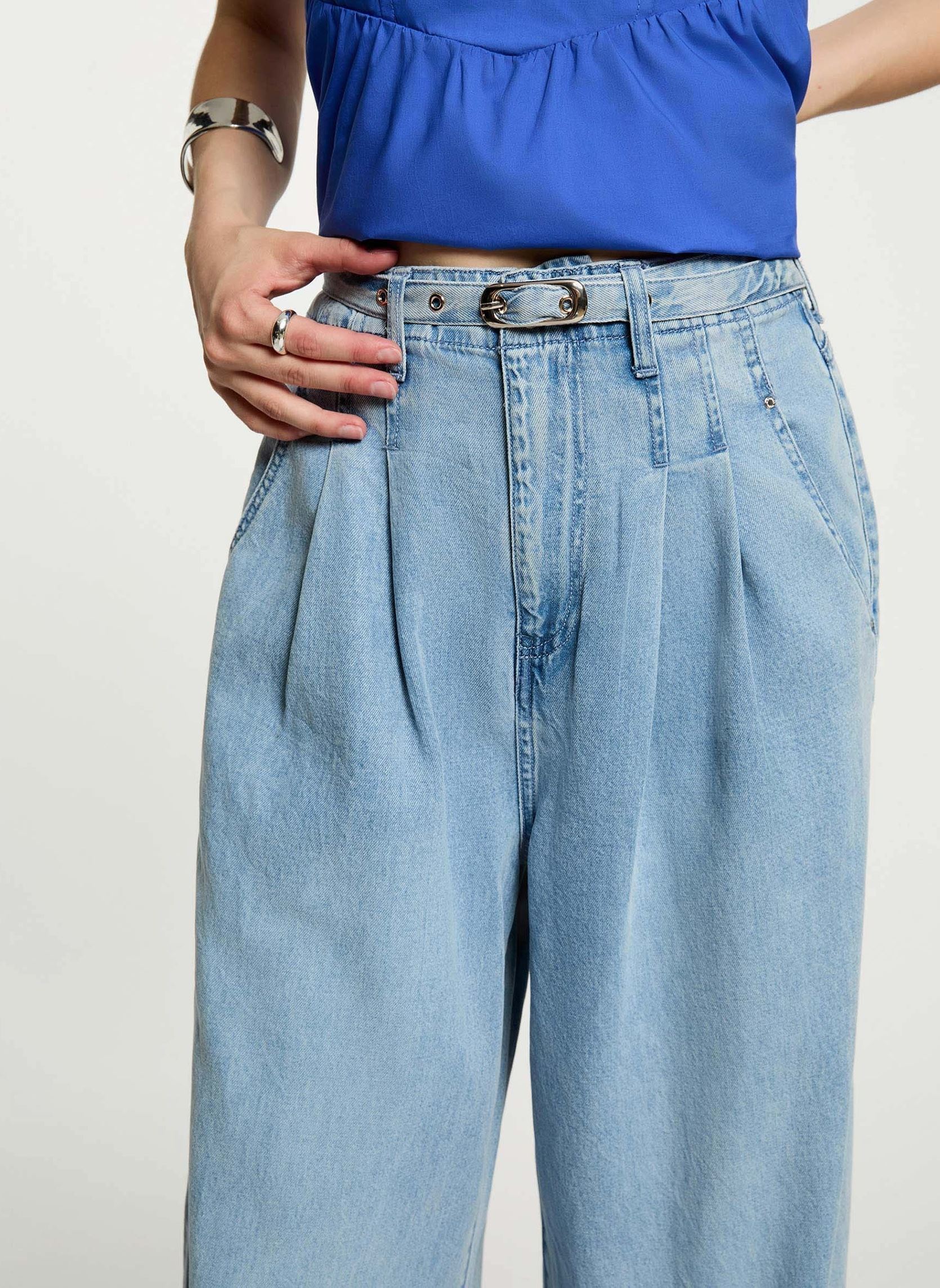Jeans 262-PELIAM femme bleu Morgan Jeans 262-PELIAM femme bleu DENIM BLEACH