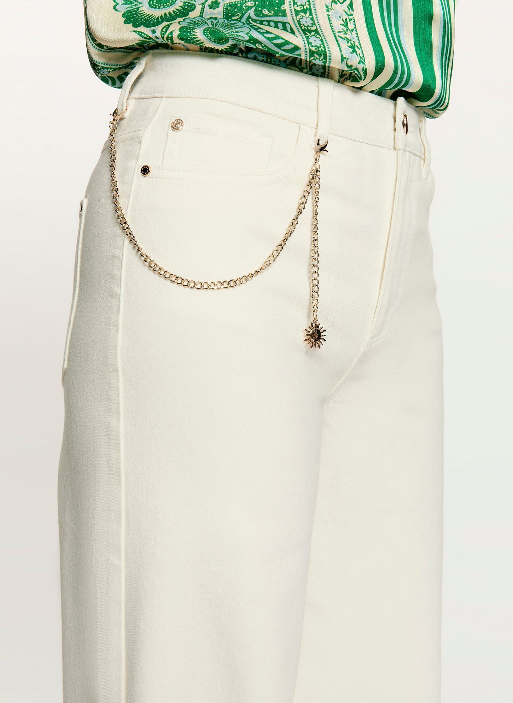 Jeans 262-POVA dames wit Morgan Jeans 262-POVA dames wit OFF WHITE M