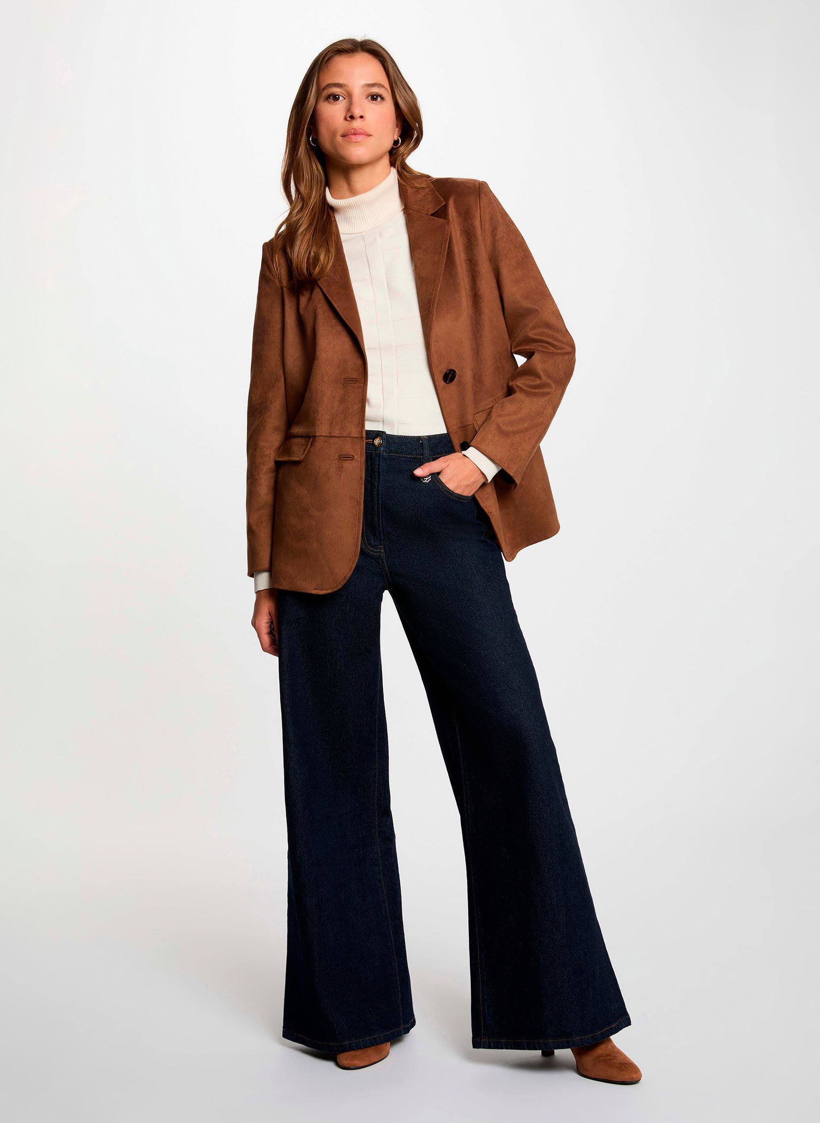 Vestes et manteaux 262-VMAUDA femme marron Morgan Vestes et manteaux 262-VMAUDA femme marron CANELLE M