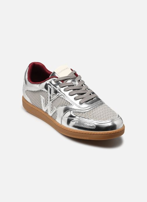 Vanessa Wu Sneakers AURA Bubble dames zilver