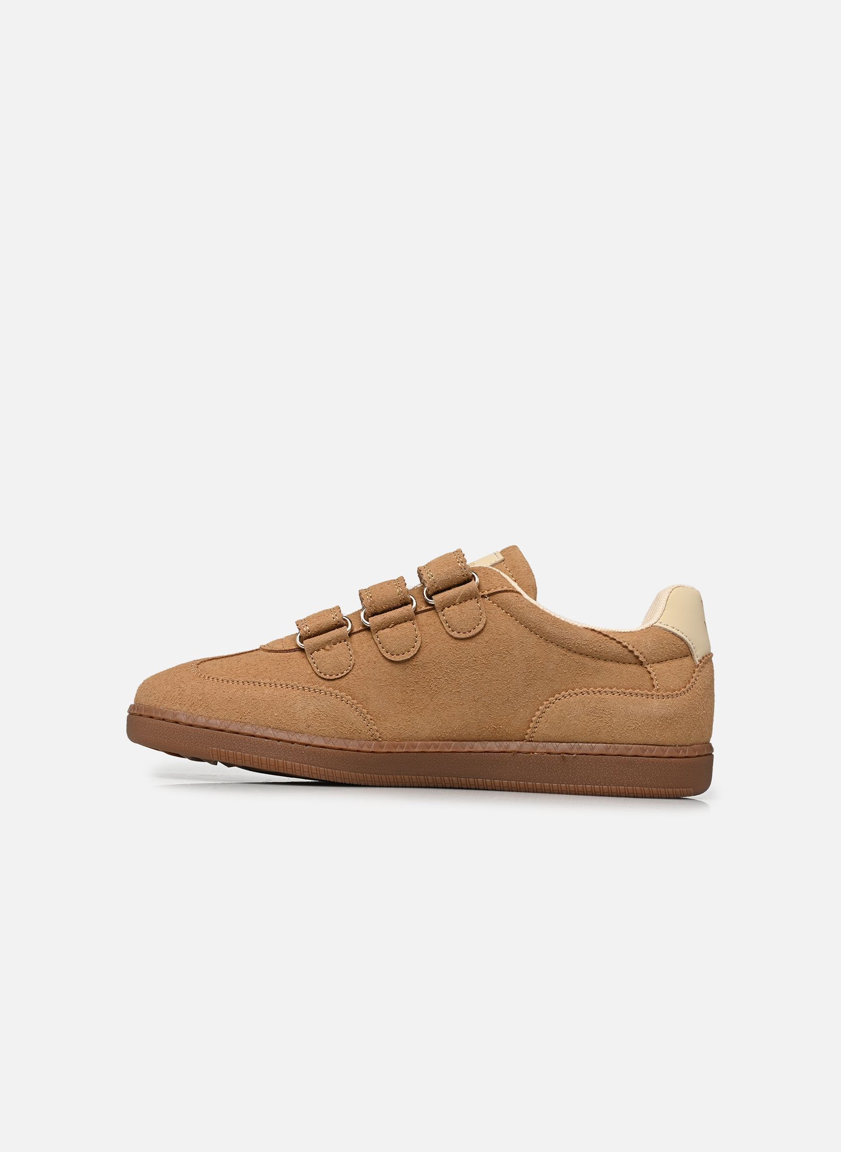Baskets AURA Emble femme marron Vanessa Wu Baskets AURA Emble femme marron CAMEL