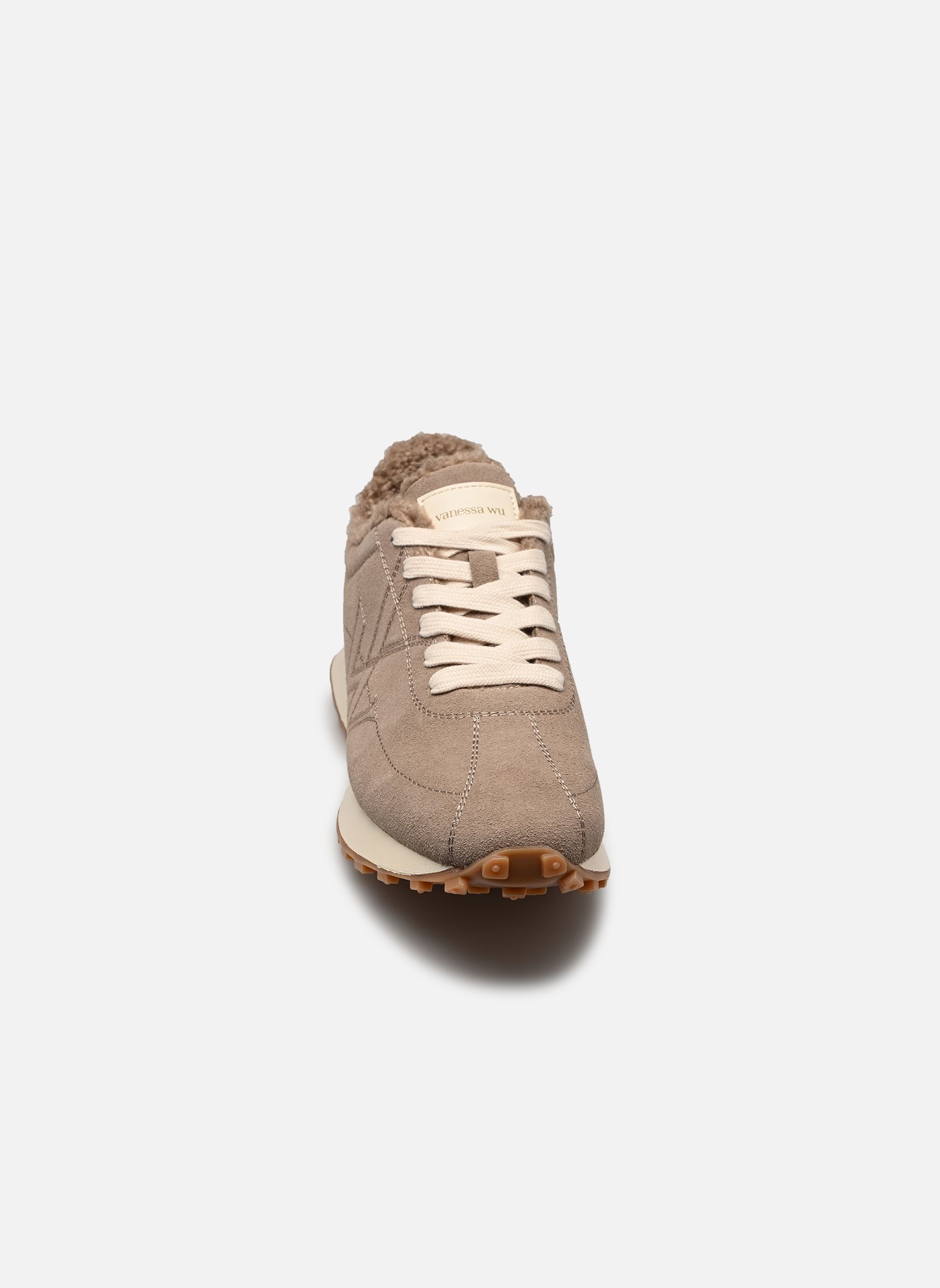 Baskets FLOW Plush femme marron Vanessa Wu Baskets FLOW Plush femme marron TAUPE