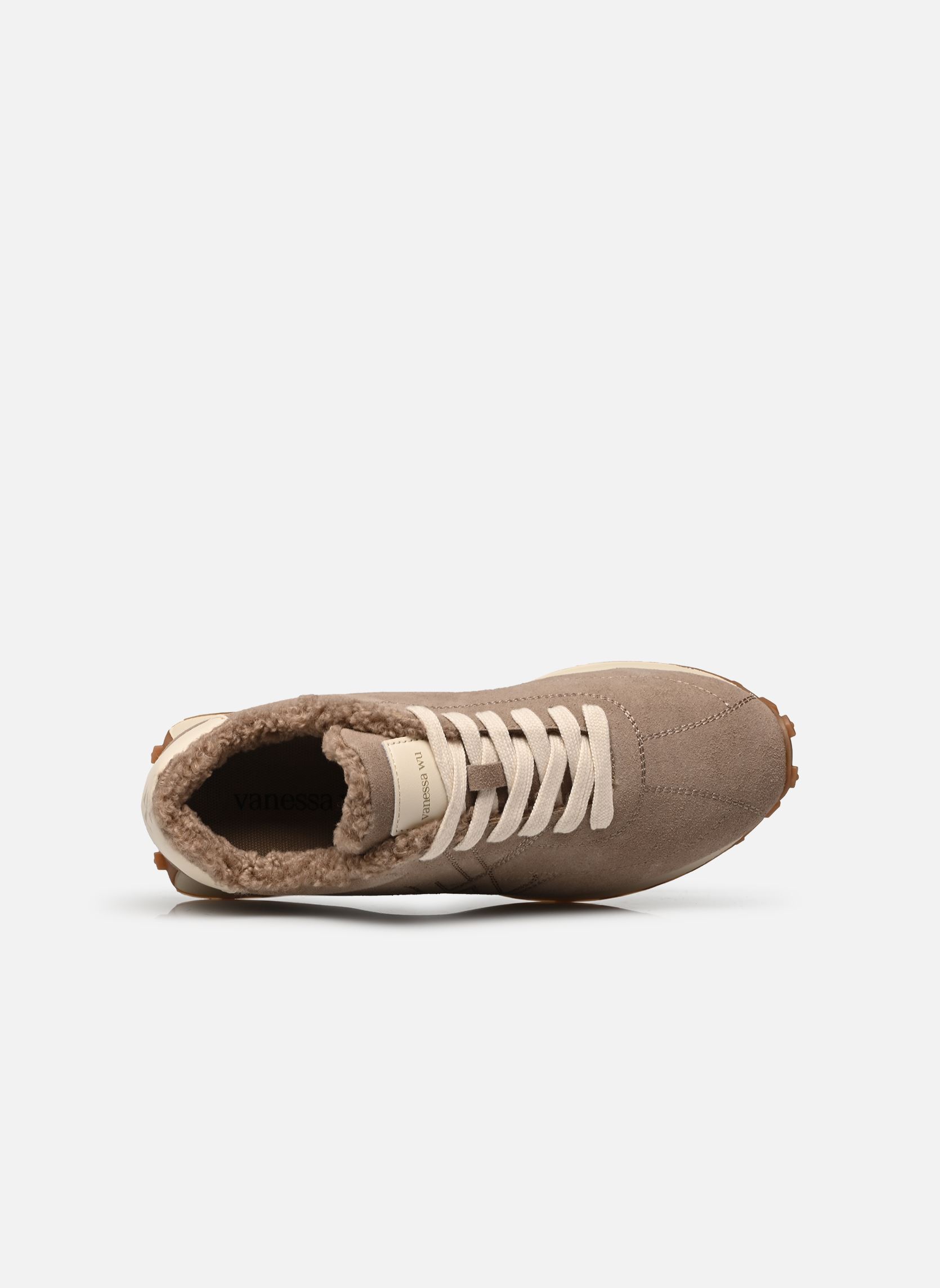 Baskets FLOW Plush femme marron Vanessa Wu Baskets FLOW Plush femme marron TAUPE