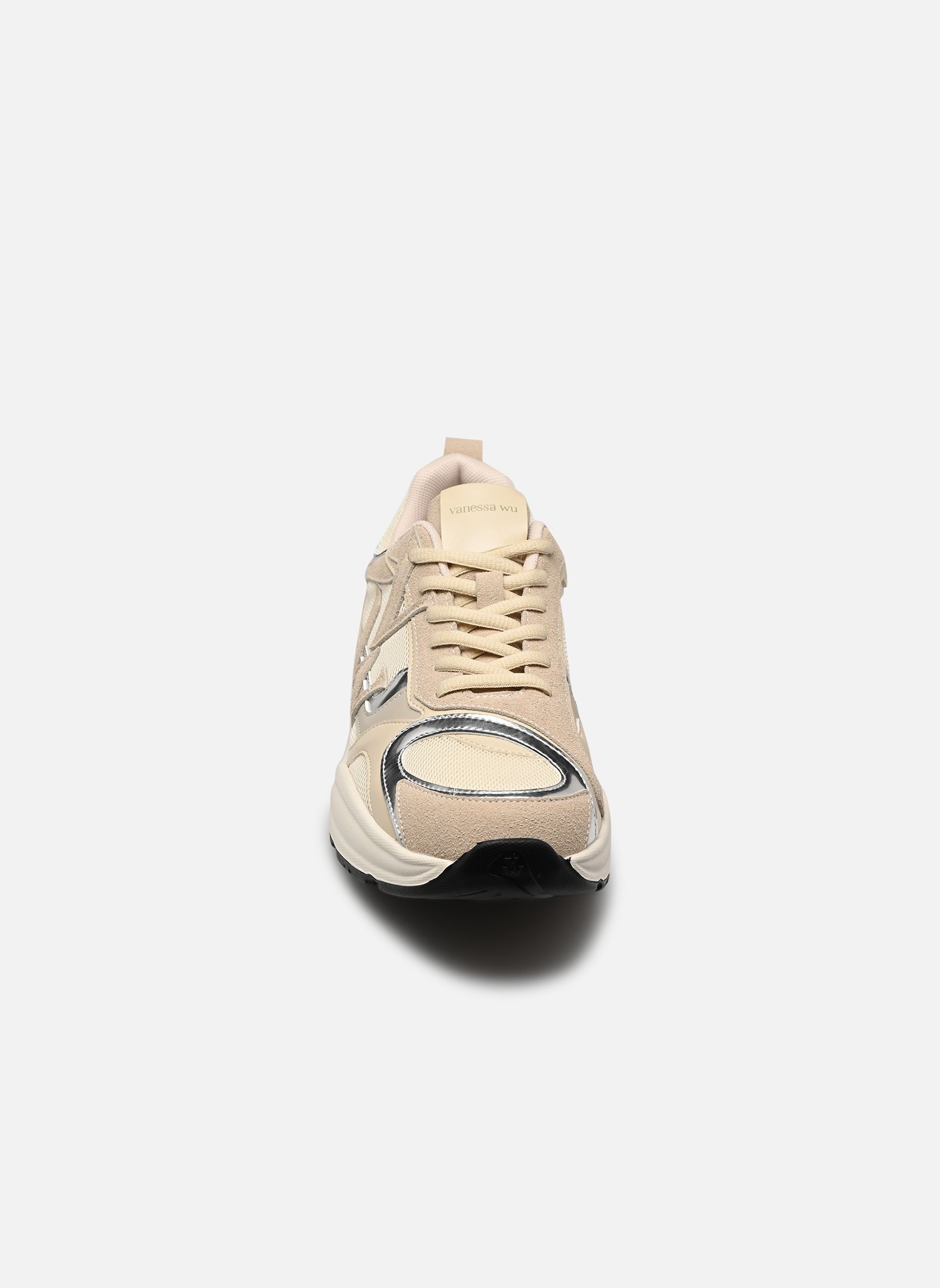 Baskets GIGI Initials femme beige Vanessa Wu Baskets GIGI Initials femme beige BEIGE