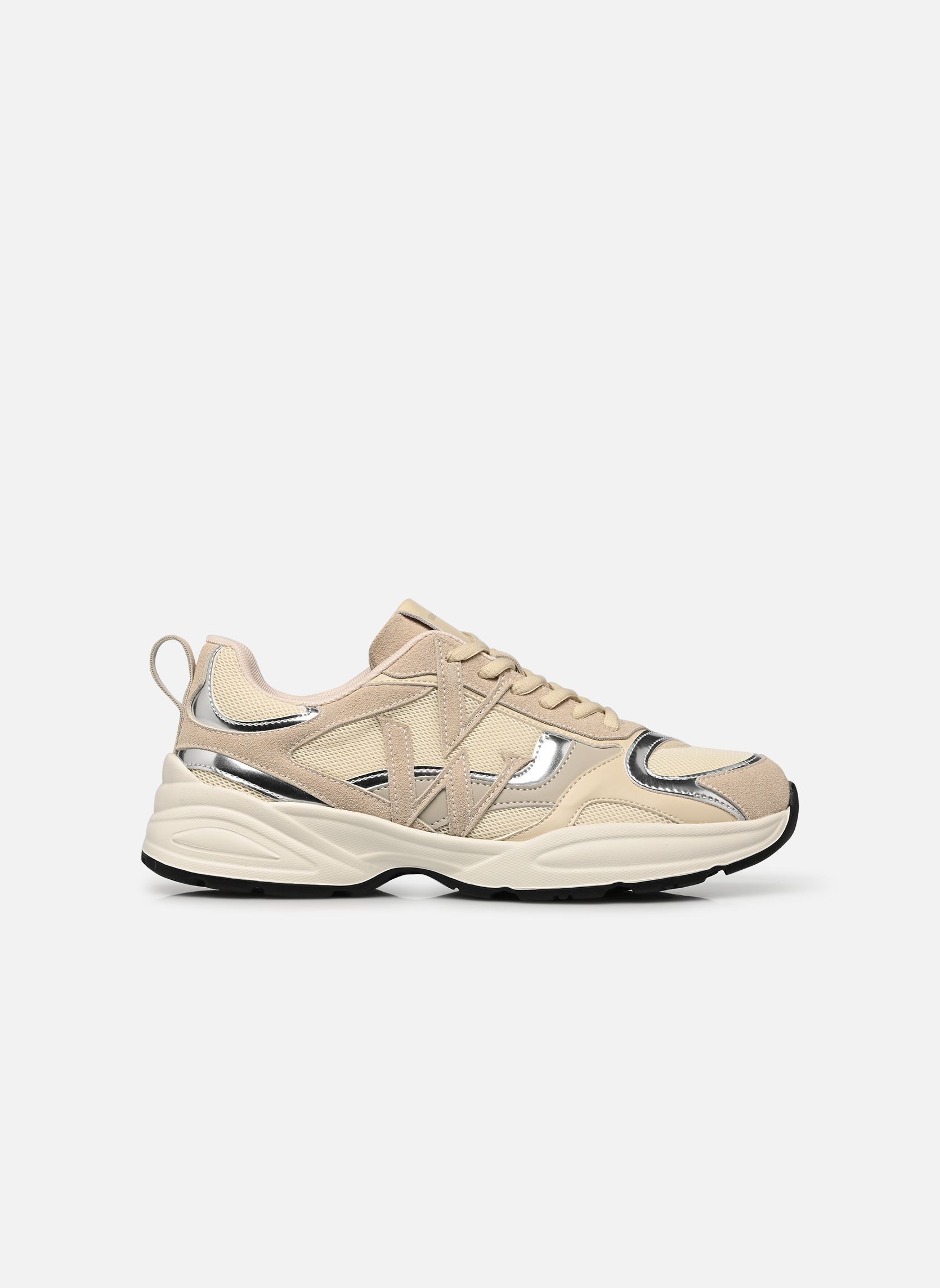 Baskets GIGI Initials femme beige Vanessa Wu Baskets GIGI Initials femme beige BEIGE