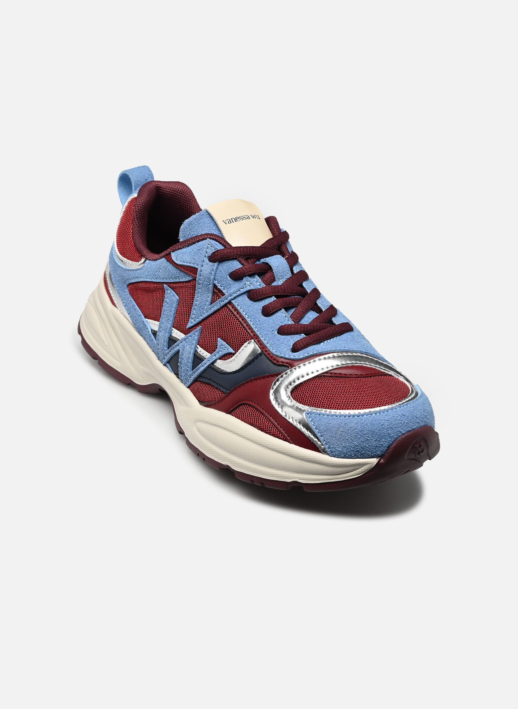 Baskets GIGI Initials femme bleu Vanessa Wu Baskets GIGI Initials femme bleu BLEU