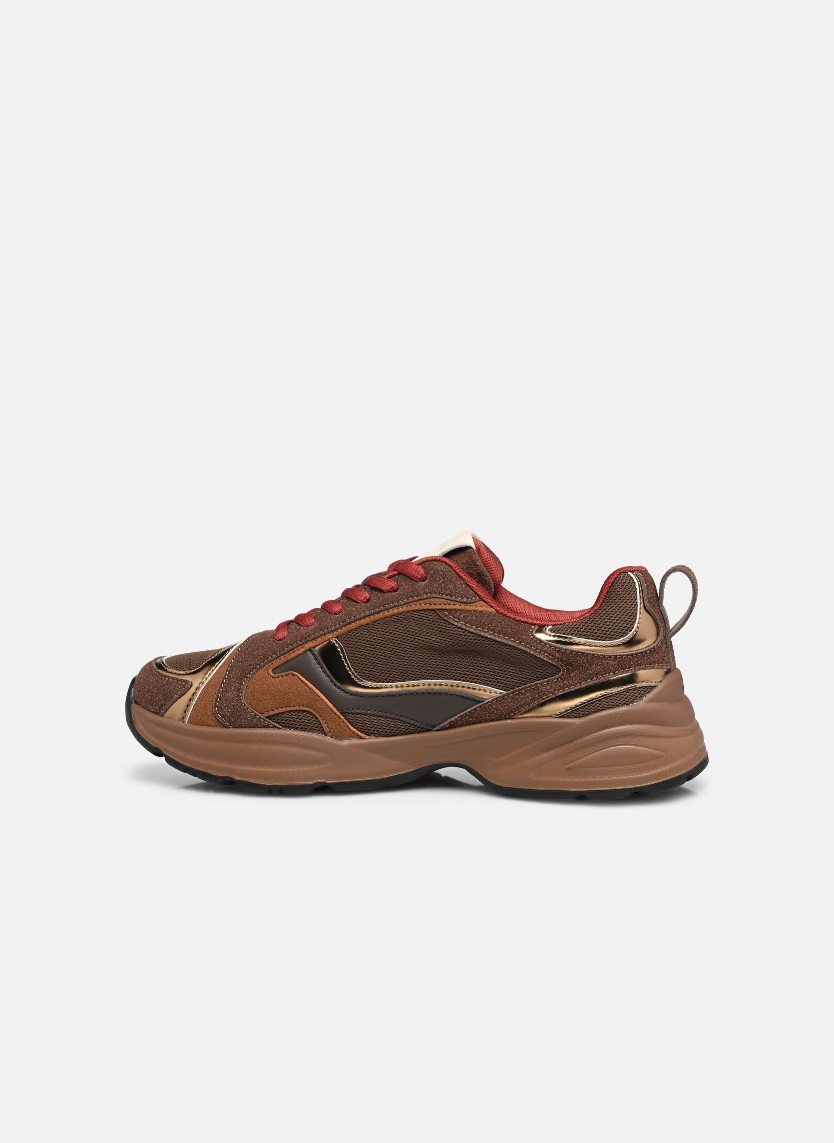 Sneaker GIGI Initials damen braun Vanessa Wu Sneaker GIGI Initials damen braun CHOCOLAT