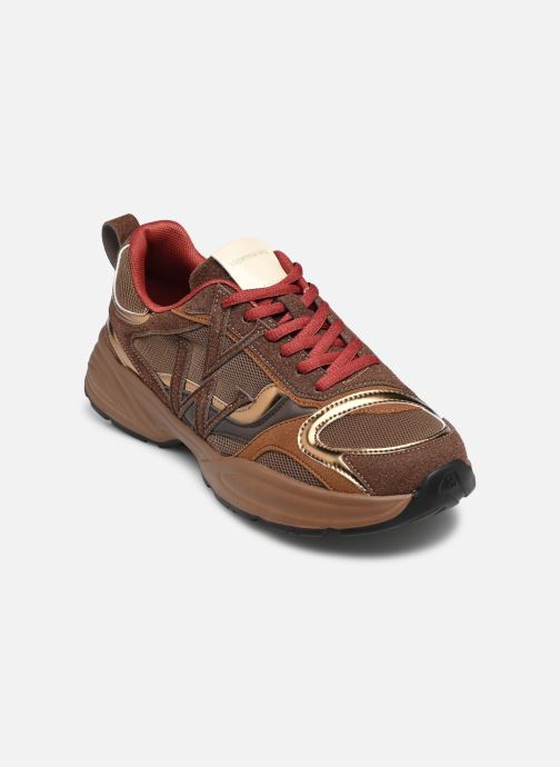 Vanessa Wu Sneaker GIGI Initials damen braun
