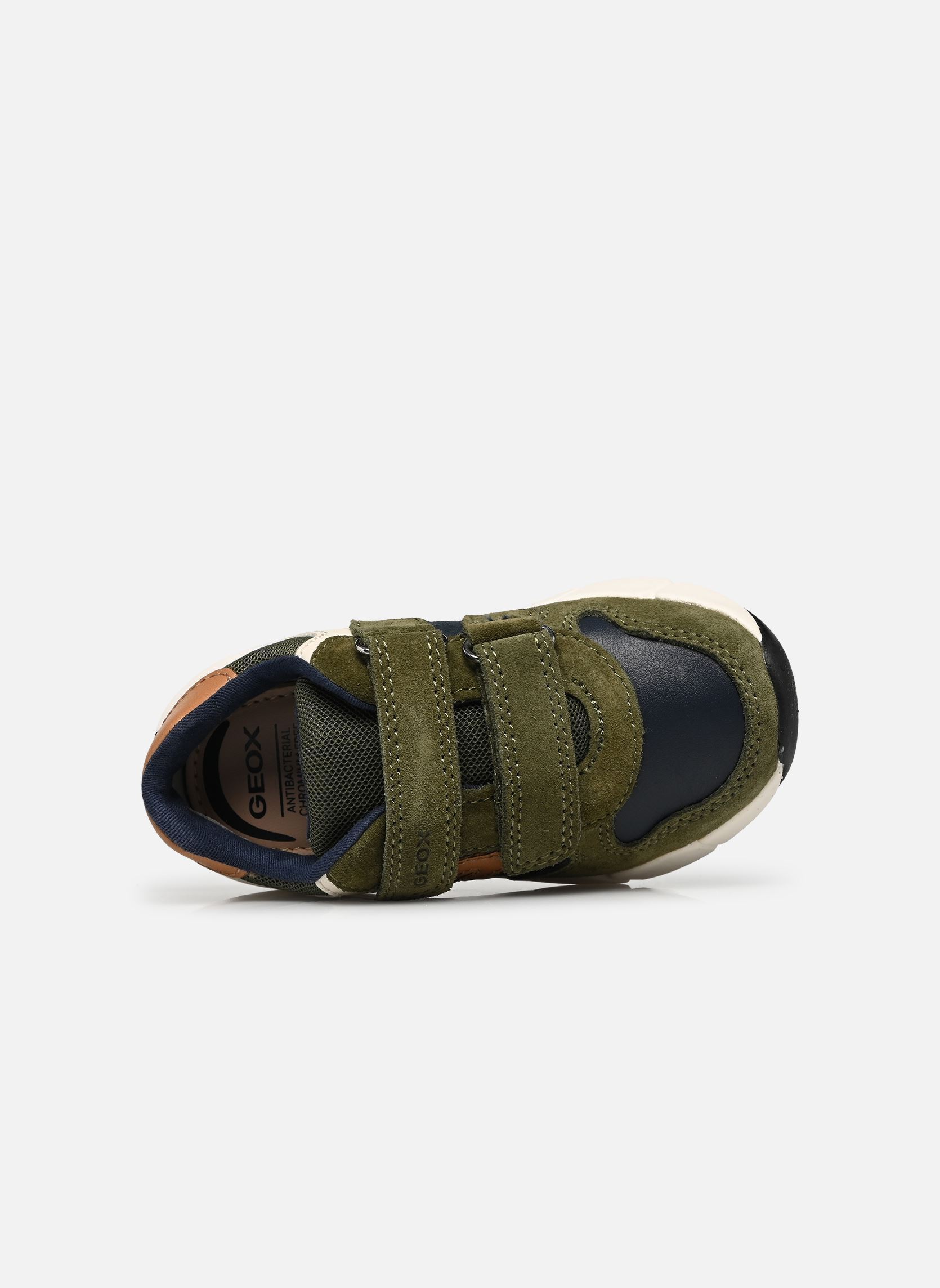 Sneakers B Flexyper Mini Boy jongens groen Geox Sneakers B Flexyper Mini Boy jongens groen MUSK/COGNAC