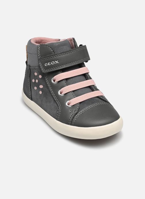 Geox Baskets hautes B Gisli Girl B661MA fille gris