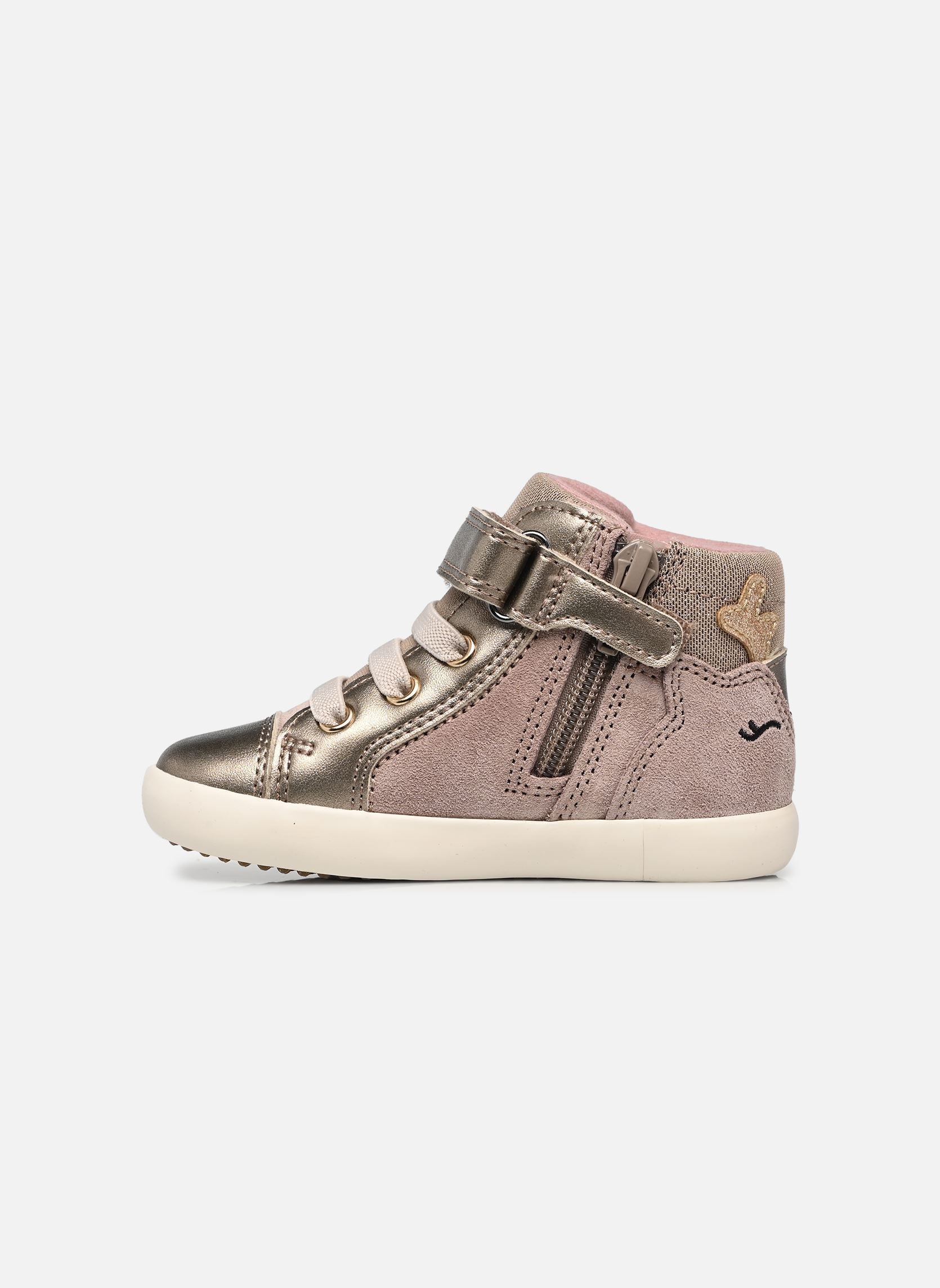 Baskets hautes B Gisli Girl B661MA fille beige Geox Baskets hautes B Gisli Girl B661MA fille beige DK BEIGE