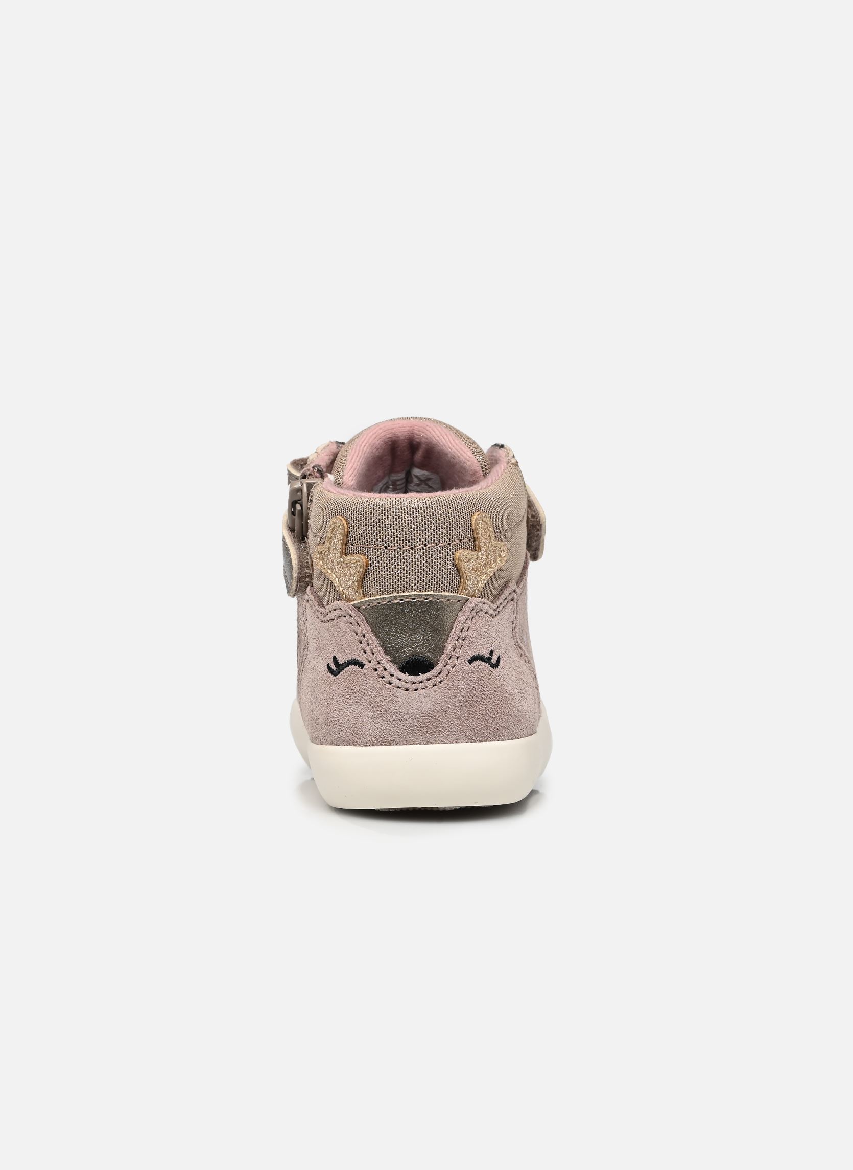 Baskets hautes B Gisli Girl B661MA fille beige Geox Baskets hautes B Gisli Girl B661MA fille beige DK BEIGE