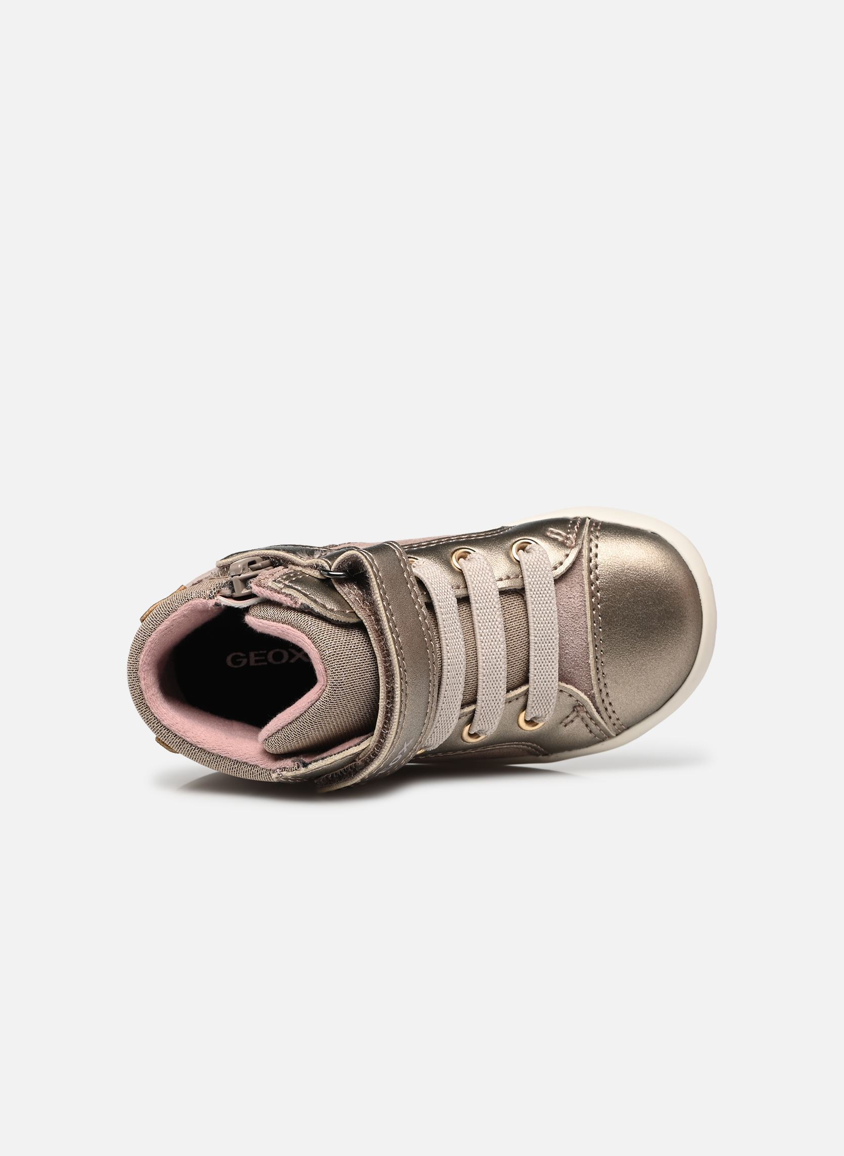 Baskets hautes B Gisli Girl B661MA fille beige Geox Baskets hautes B Gisli Girl B661MA fille beige DK BEIGE