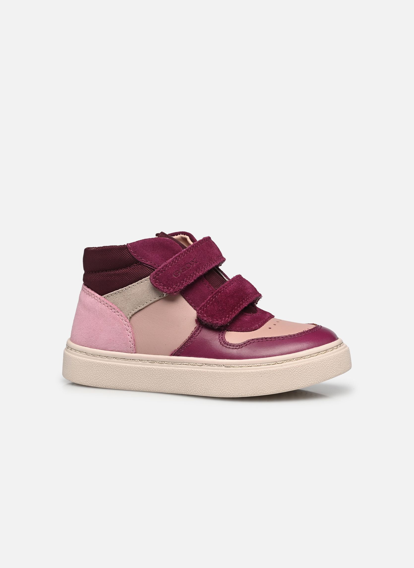 Baskets hautes B Nashik Girl B663HB fille violet Geox Baskets hautes B Nashik Girl B663HB fille violet OLD ROSE/DK PURPLE