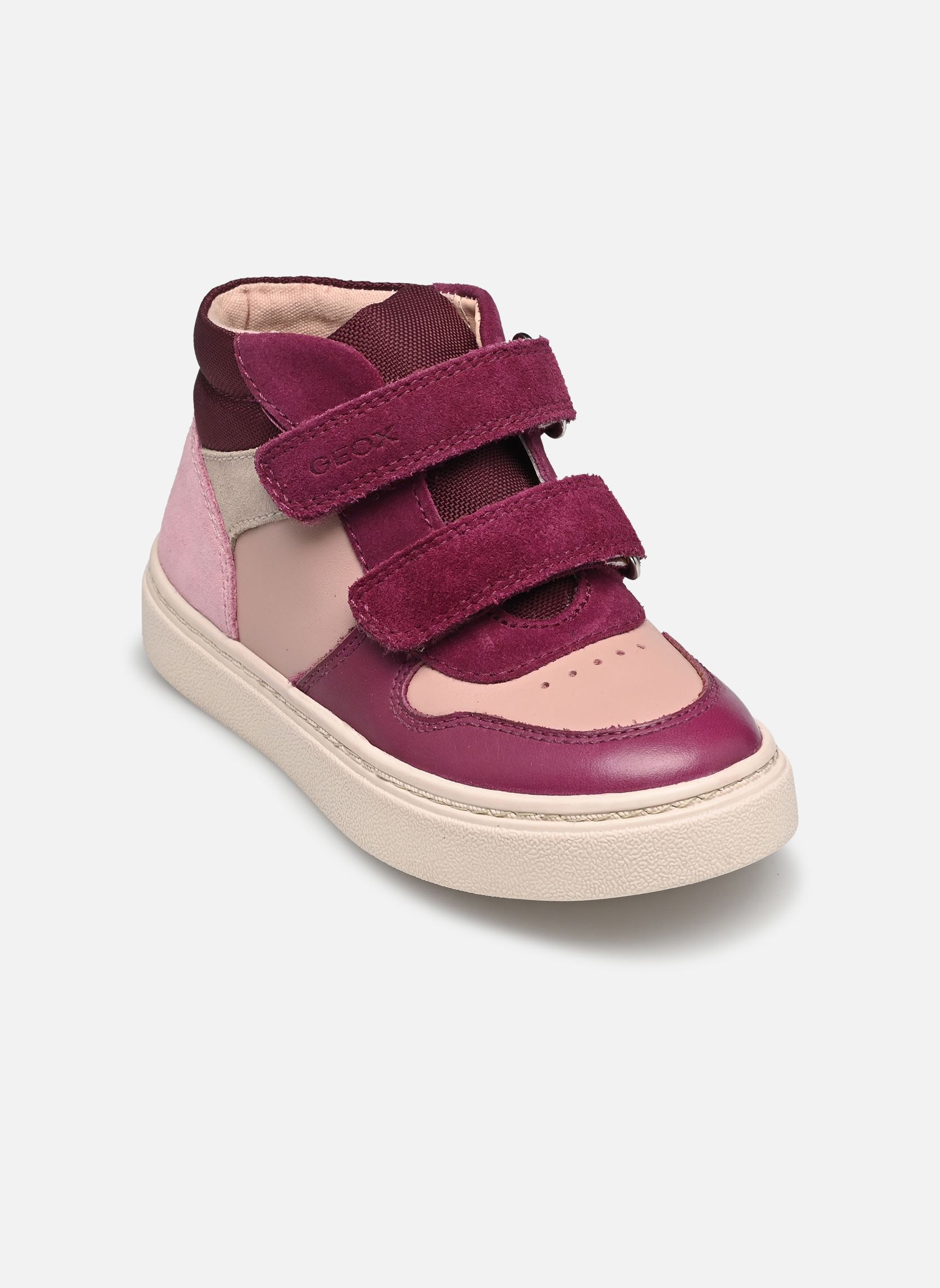 Baskets hautes B Nashik Girl B663HB fille violet Geox Baskets hautes B Nashik Girl B663HB fille violet OLD ROSE/DK PURPLE