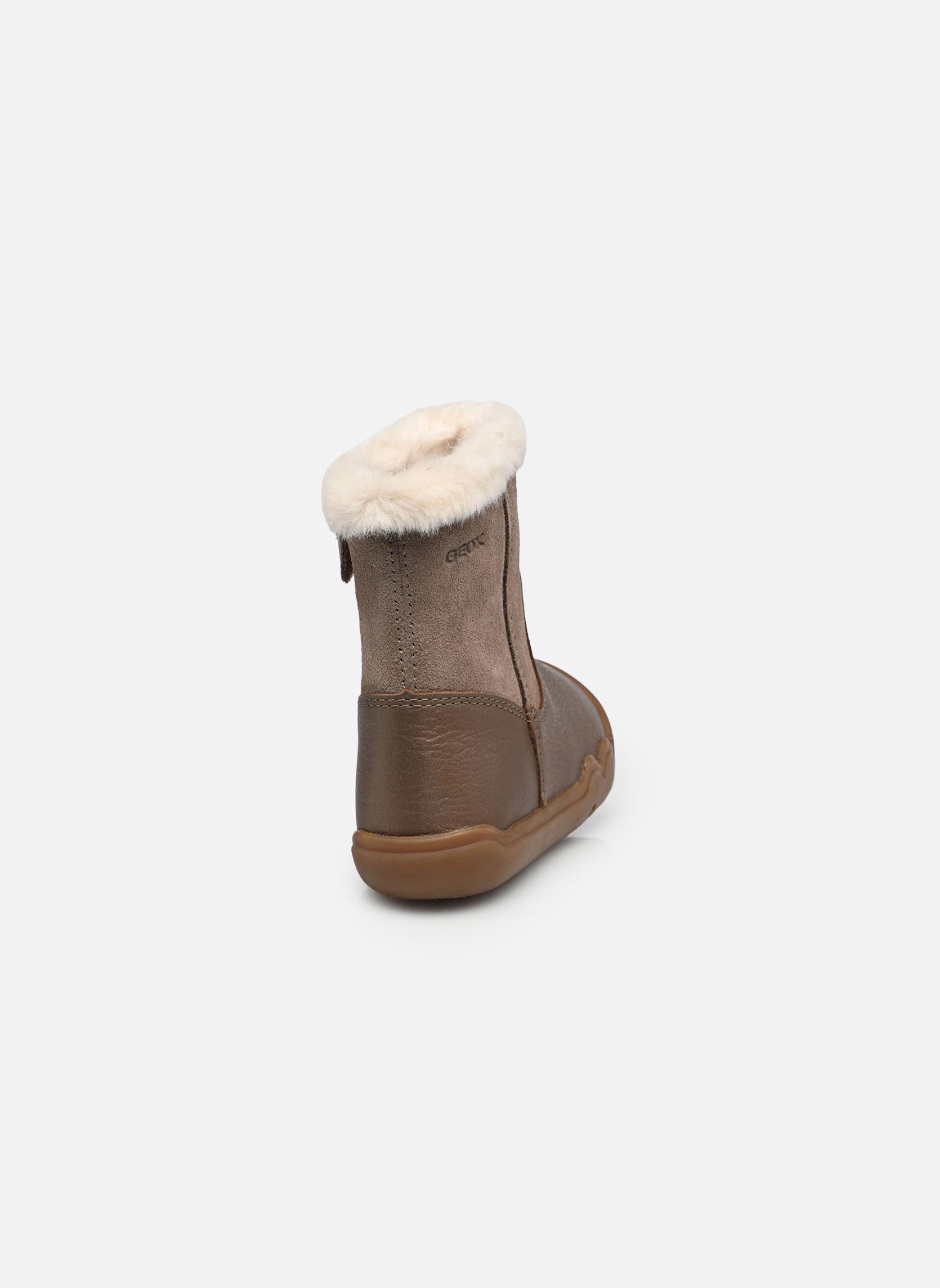 Enkellaarzen en laarzen B Steppieup Girl B6663A meisjes bruin Geox Enkellaarzen en laarzen B Steppieup Girl B6663A meisjes bruin SMOKE GREY