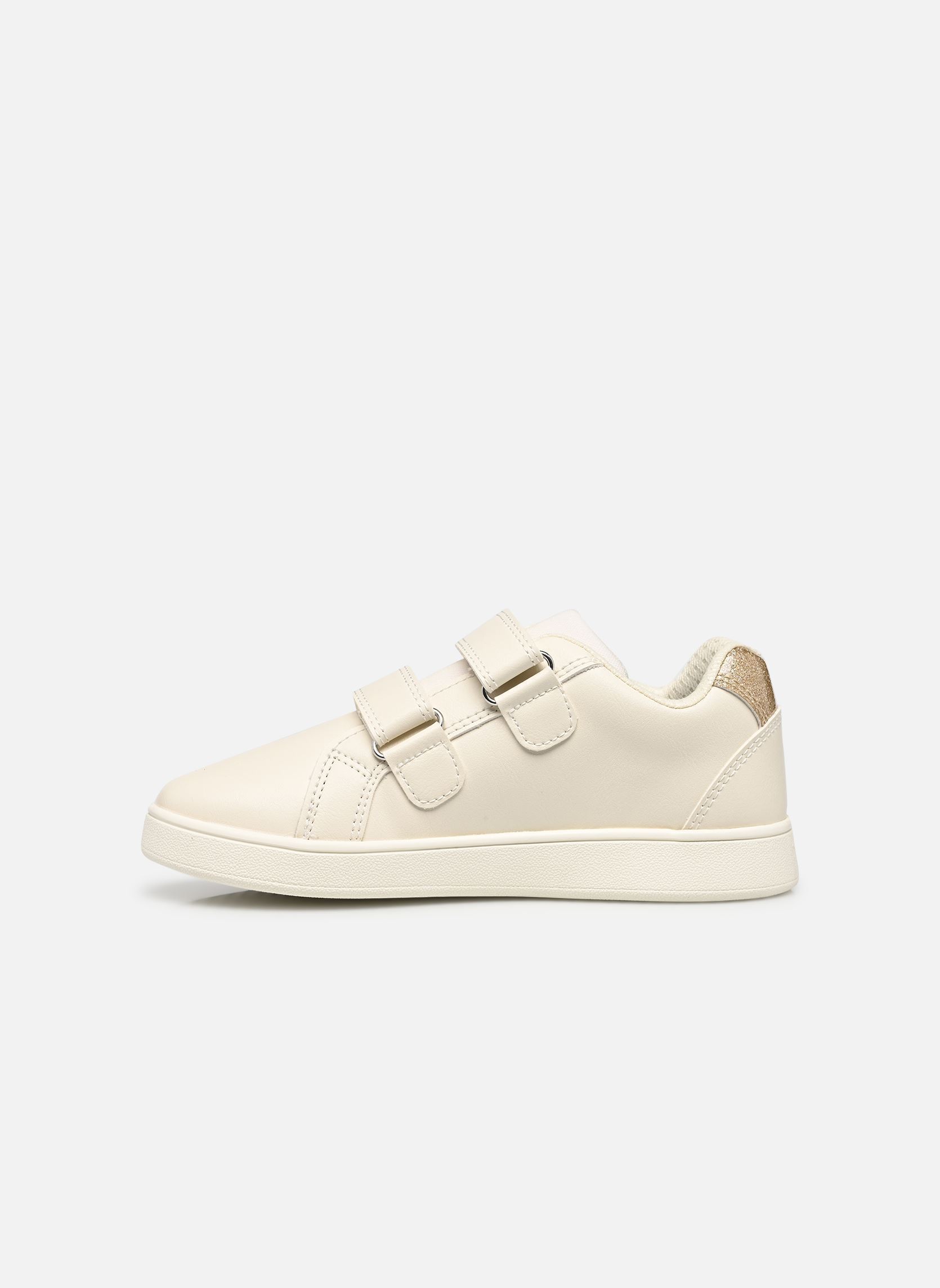 Baskets basses J Eclyper Girl J66LRG fille blanc Geox Baskets basses J Eclyper Girl J66LRG fille blanc LT IVORY/GOLD
