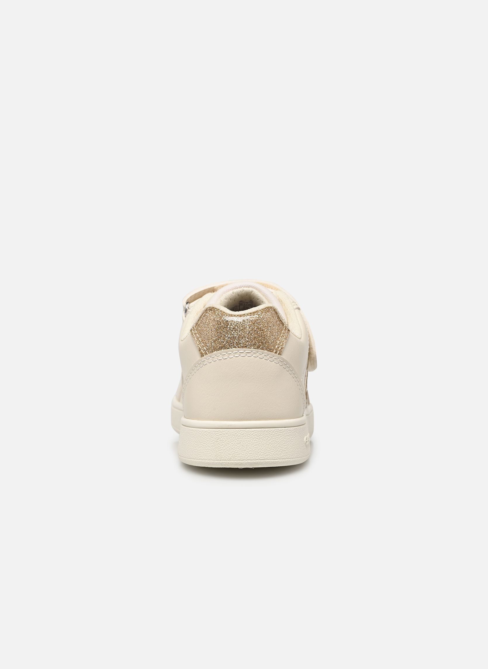 Baskets basses J Eclyper Girl J66LRG fille blanc Geox Baskets basses J Eclyper Girl J66LRG fille blanc LT IVORY/GOLD