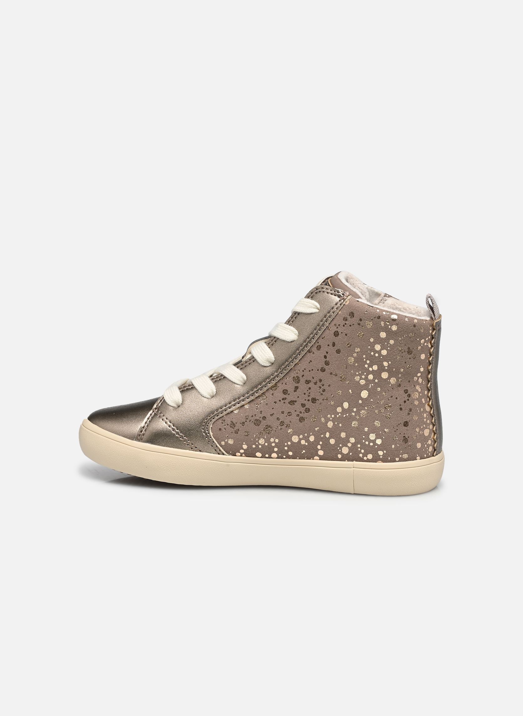 Hoge sneakers J Gisli Girl J664ND meisjes beige Geox Hoge sneakers J Gisli Girl J664ND meisjes beige DK BEIGE