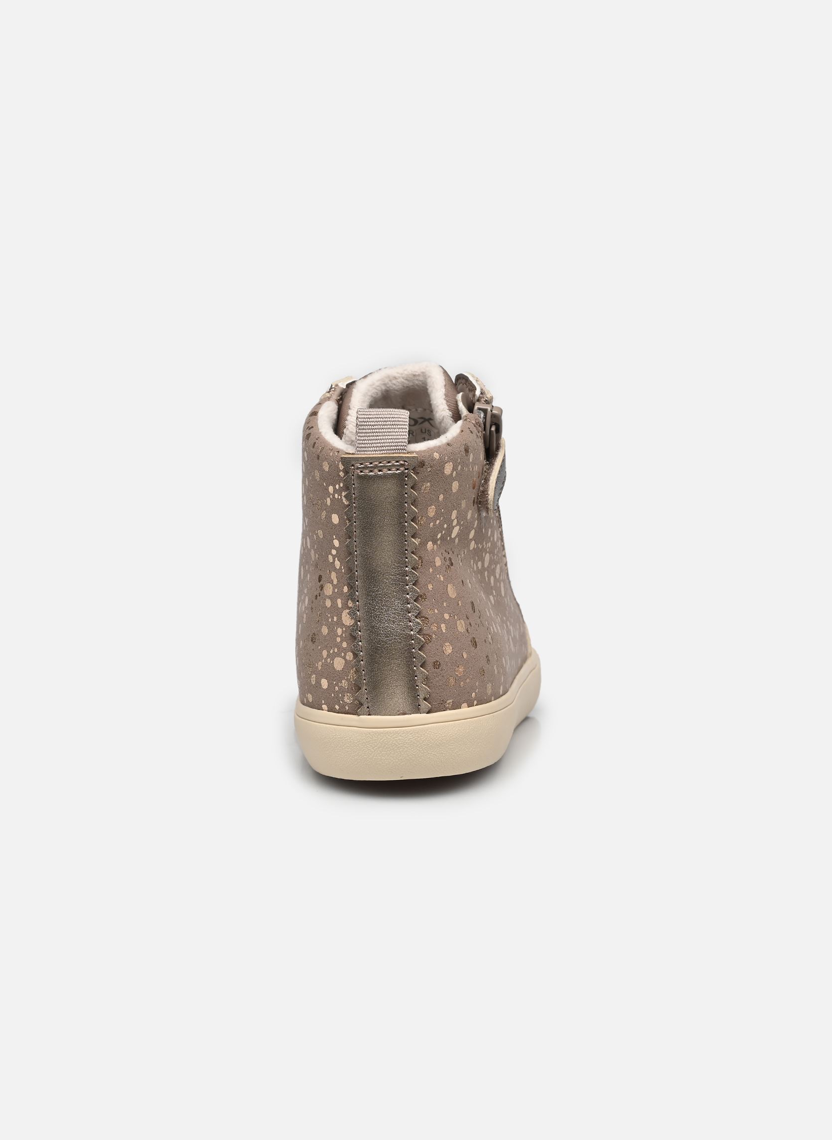 Hoge sneakers J Gisli Girl J664ND meisjes beige Geox Hoge sneakers J Gisli Girl J664ND meisjes beige DK BEIGE