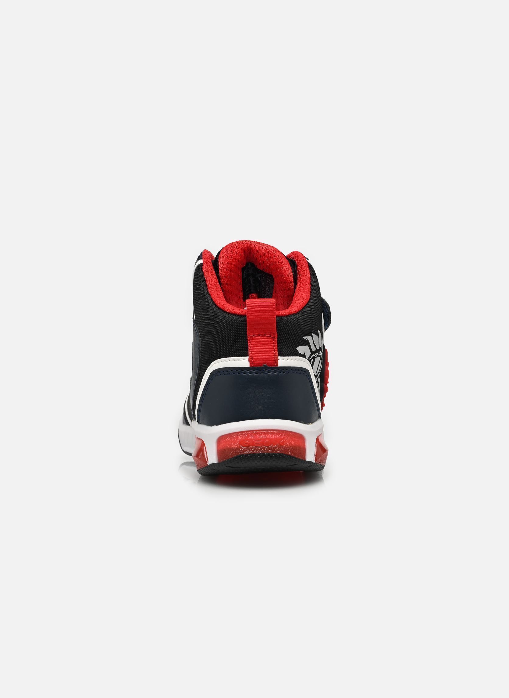 Baskets hautes J Inek Boy J669CA garçon bleu Geox Baskets hautes J Inek Boy J669CA garçon bleu NAVY/RED
