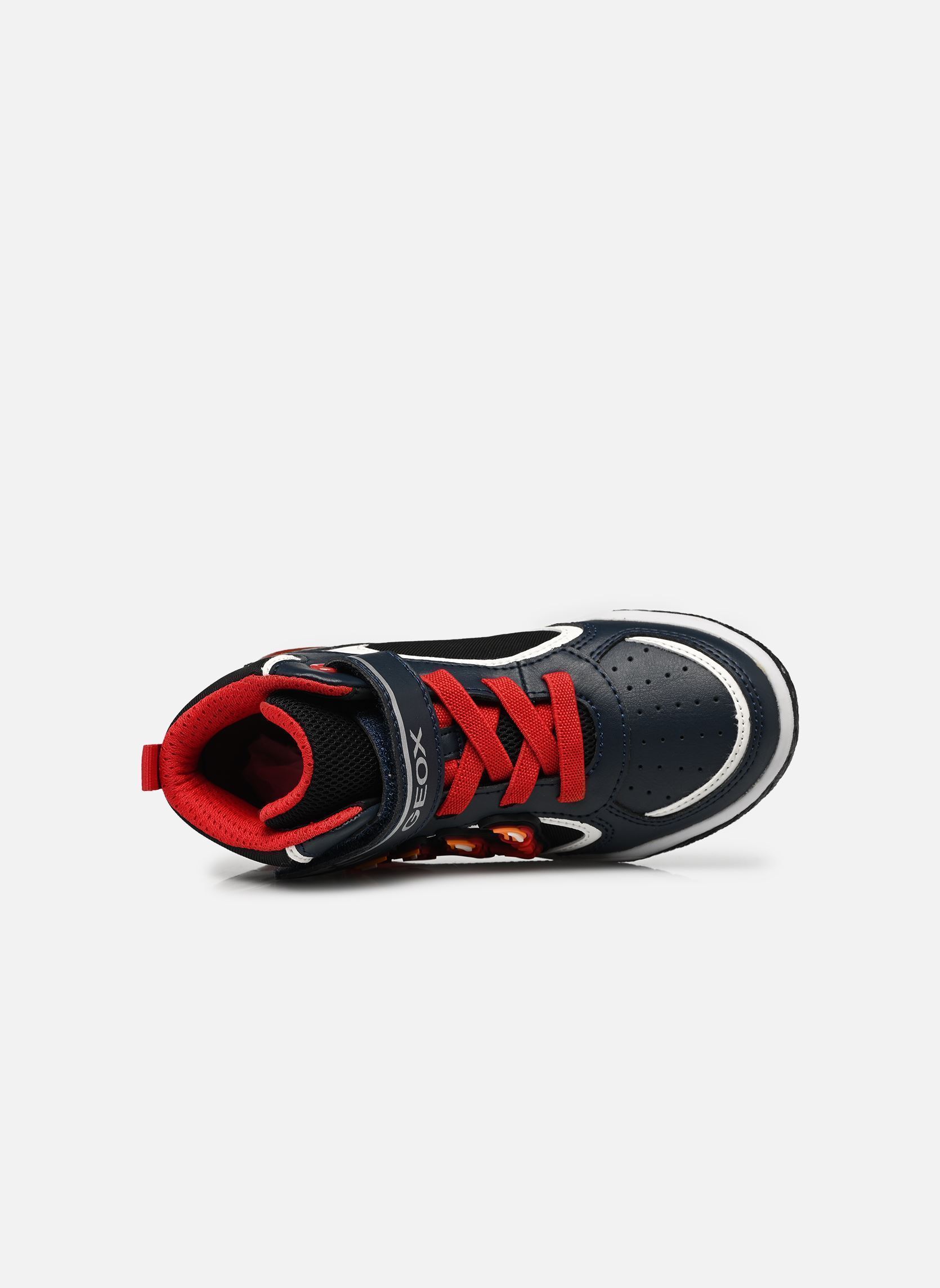 Baskets hautes J Inek Boy J669CA garçon bleu Geox Baskets hautes J Inek Boy J669CA garçon bleu NAVY/RED