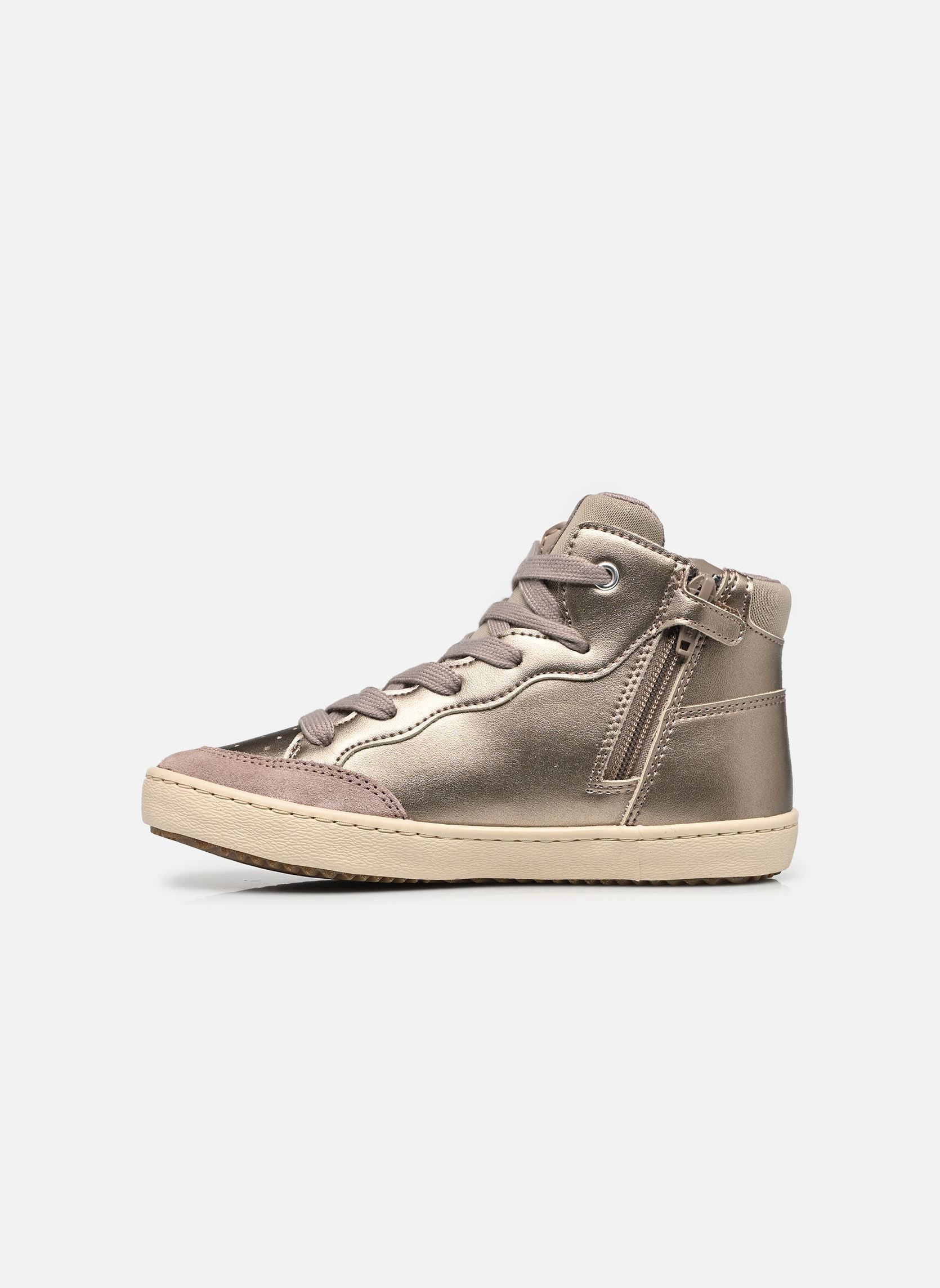 Hoge sneakers J Kalispera Girl J664GB meisjes goud en brons Geox Hoge sneakers J Kalispera Girl J664GB meisjes goud en brons LT BRONZE