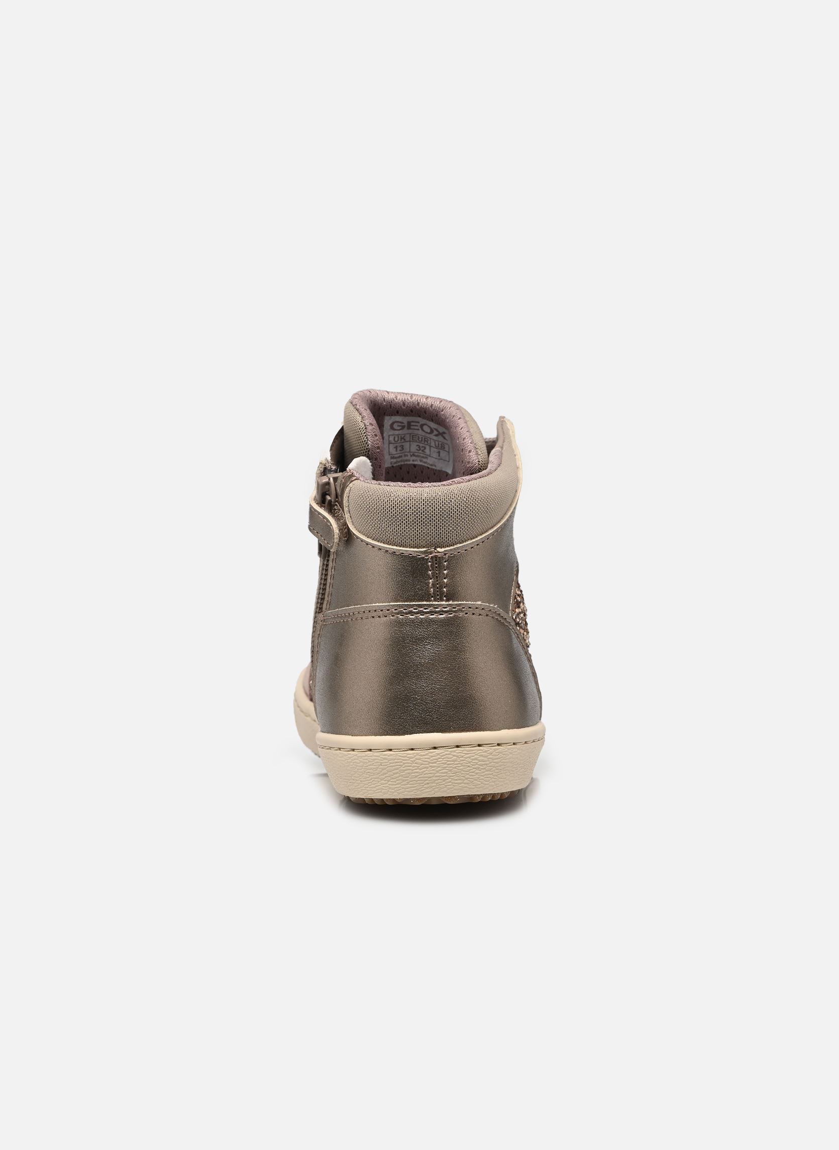 Hoge sneakers J Kalispera Girl J664GB meisjes goud en brons Geox Hoge sneakers J Kalispera Girl J664GB meisjes goud en brons LT BRONZE