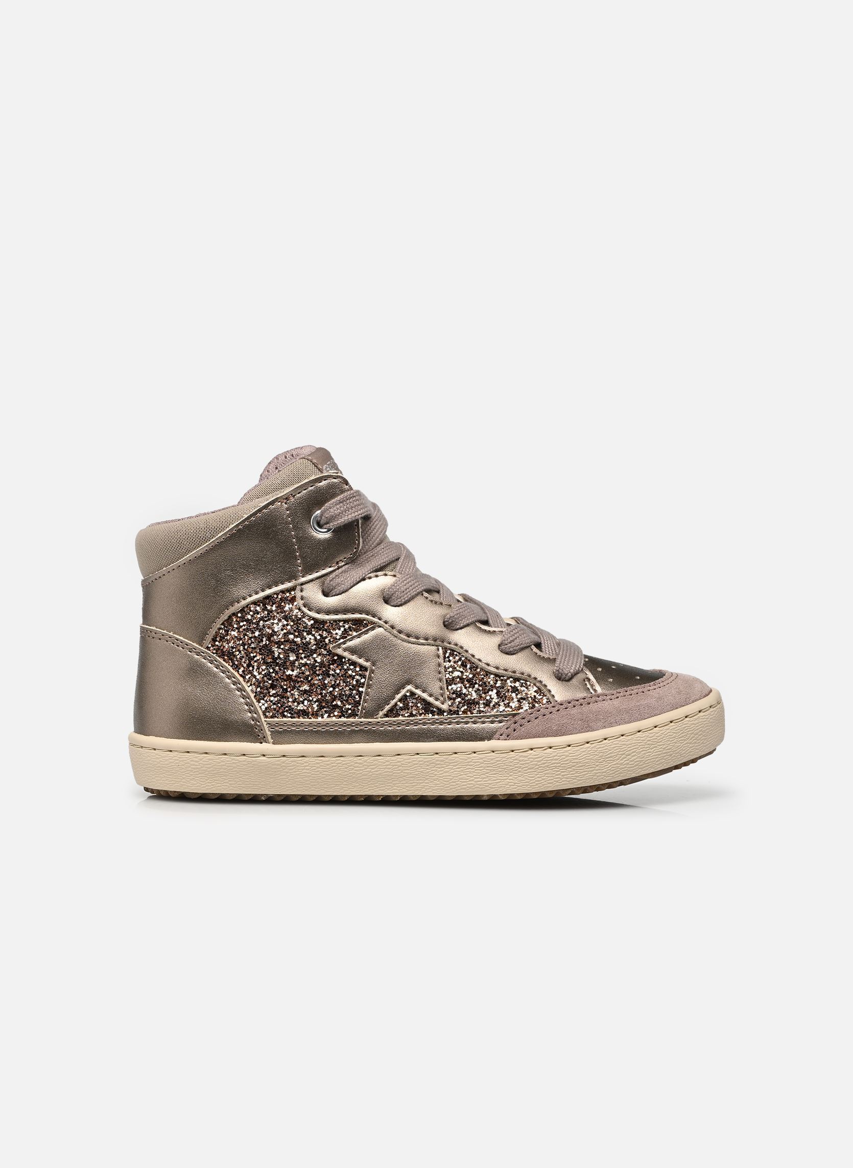 Hoge sneakers J Kalispera Girl J664GB meisjes goud en brons Geox Hoge sneakers J Kalispera Girl J664GB meisjes goud en brons LT BRONZE