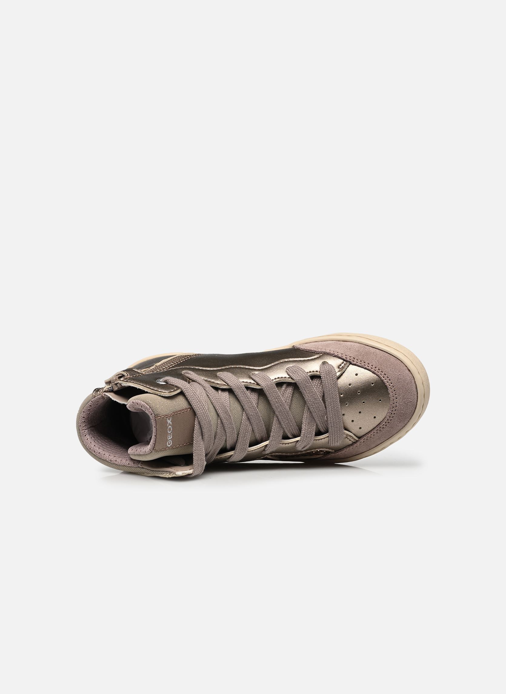 Hoge sneakers J Kalispera Girl J664GB meisjes goud en brons Geox Hoge sneakers J Kalispera Girl J664GB meisjes goud en brons LT BRONZE